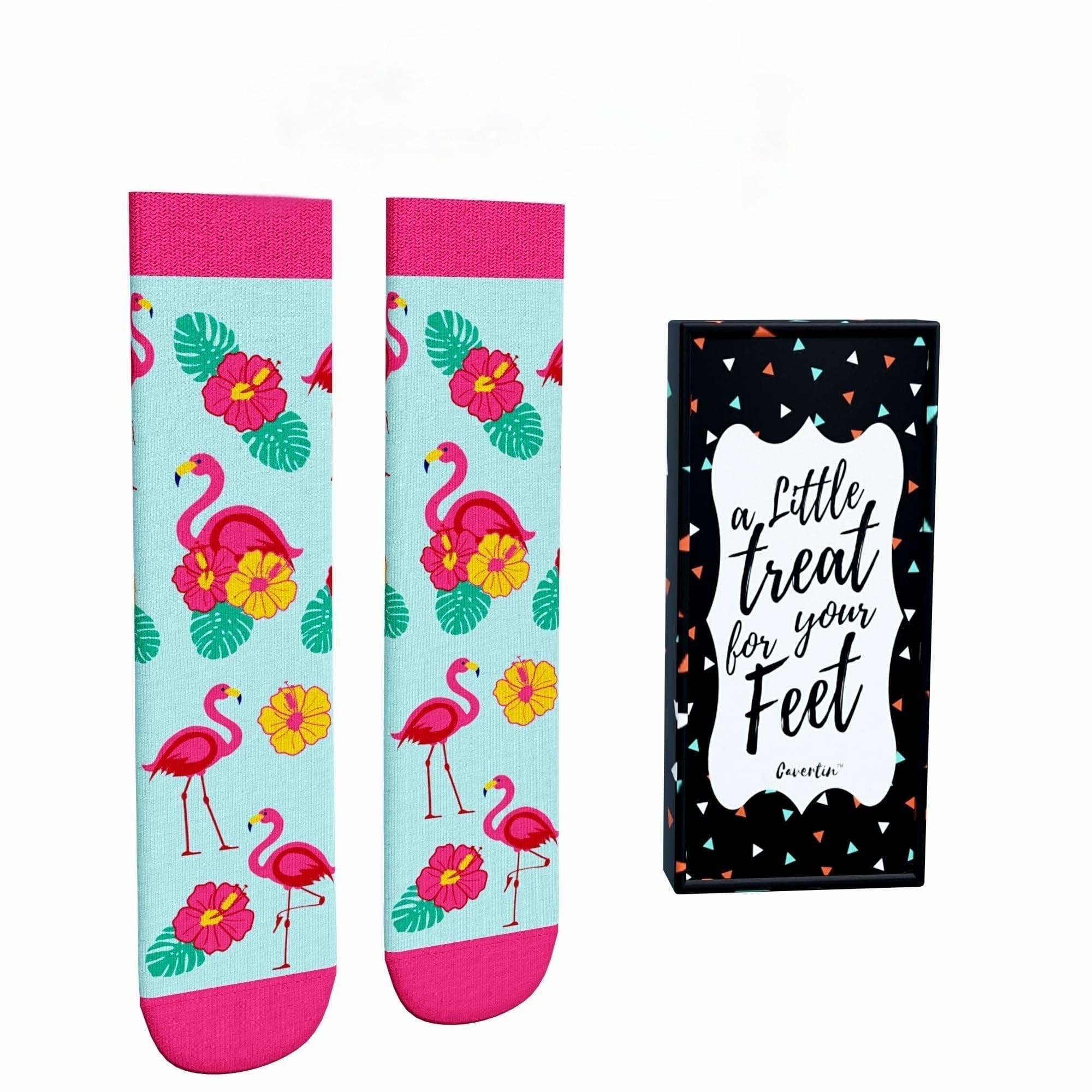 Cavertin Women's Socks Pug, Dachshund, Horse, Flamingo, French Bulldog, Golden Retriever, Bee, Elephant, Cow, Chicken, Fox