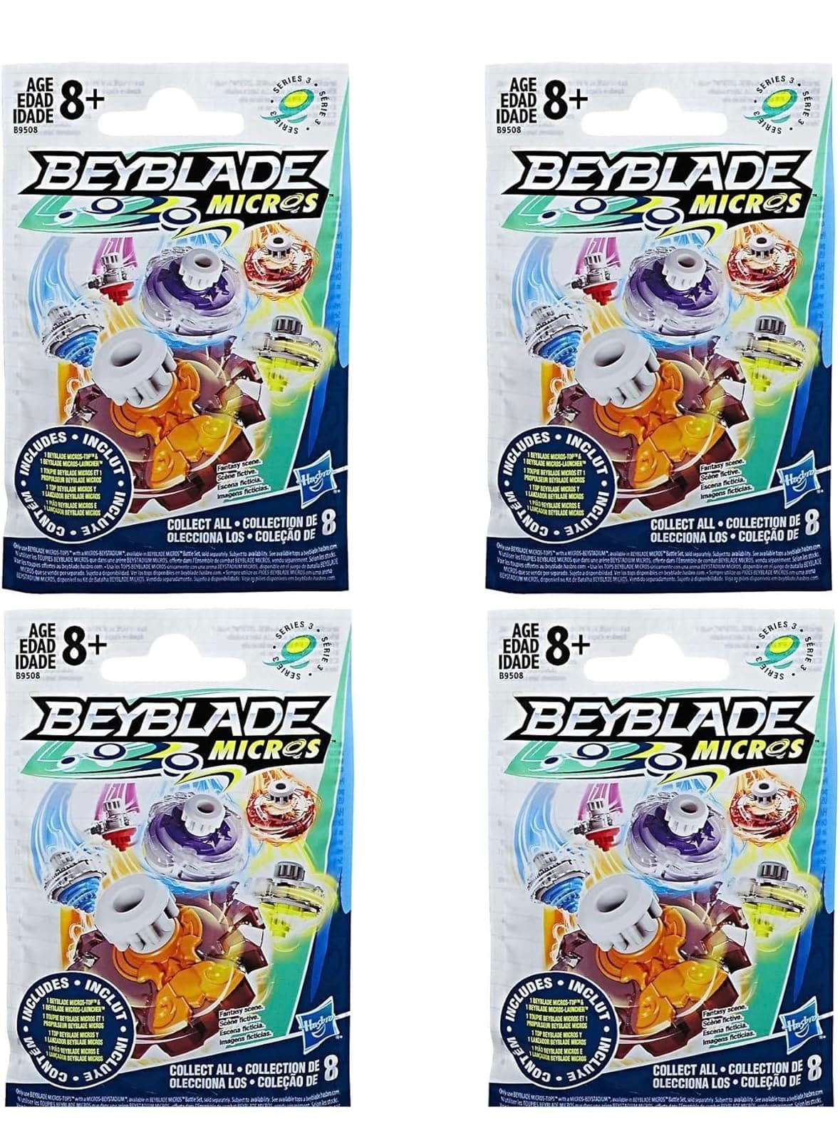 Beyblade Micros Series 3 Blind Bag Pack of 4