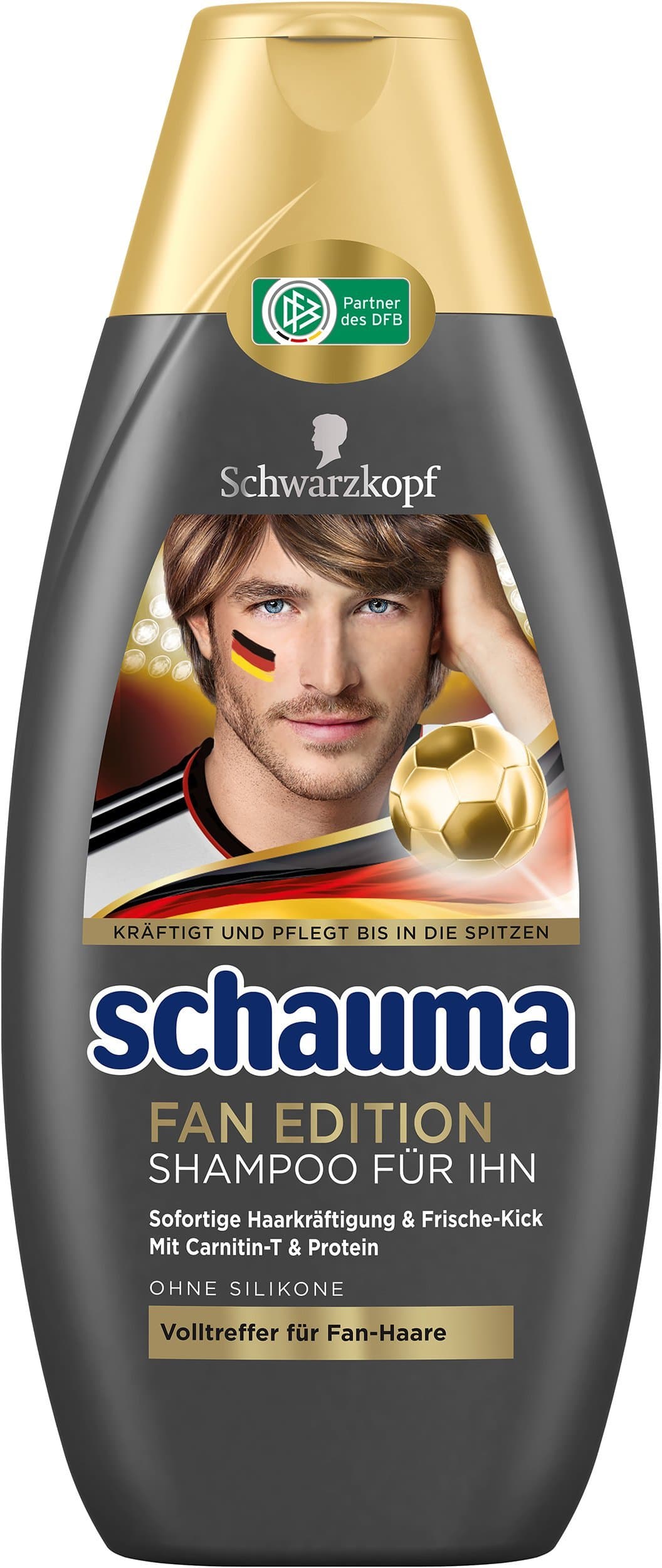 Schauma Fan Edition for Him Shampoo, 400 ml (Pack of 5)
