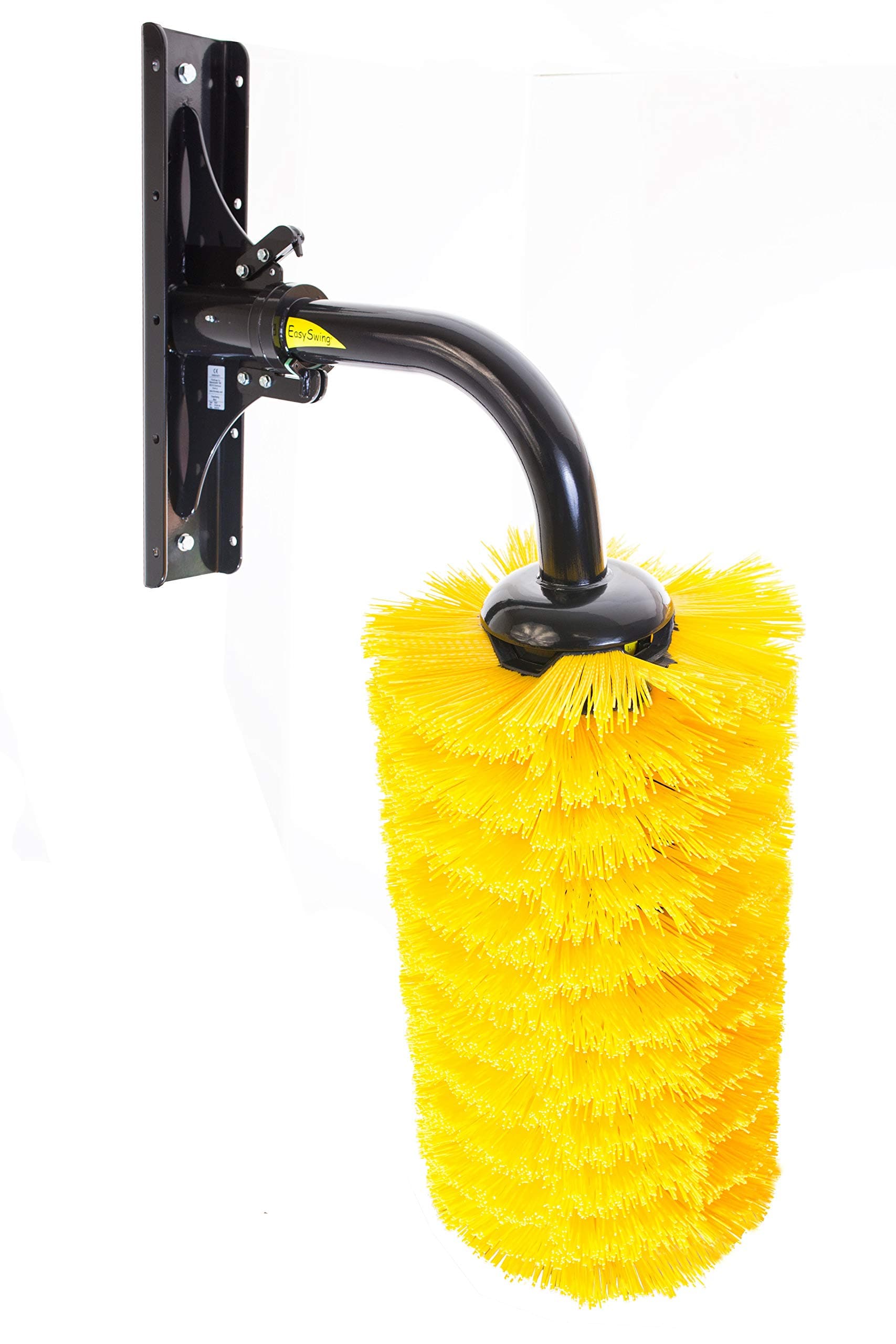 Cow Brush - Large - Yellow Comfort Cattle Brush and Scratcher for Cows, Horses, Goats and other Livestock - Strong Enough for Bulls