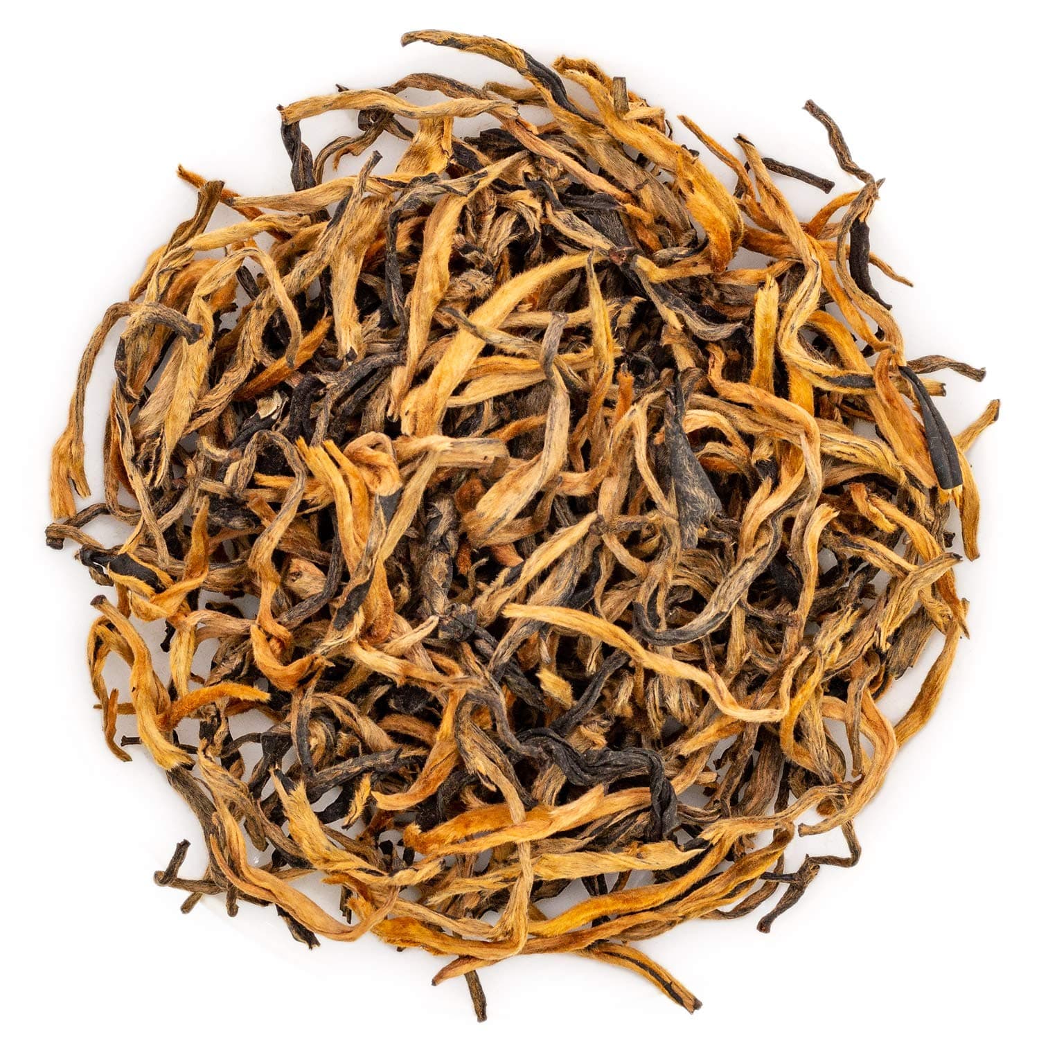 Oriarm Fengqing Dian Hong Black Tea Loose Leaf - Yunnan Golden Monkey Tea (Imperial Grade) - Honey Aroma, Rich & Smooth Flavor - 225g Resealable Bag - Chinese Black Tea