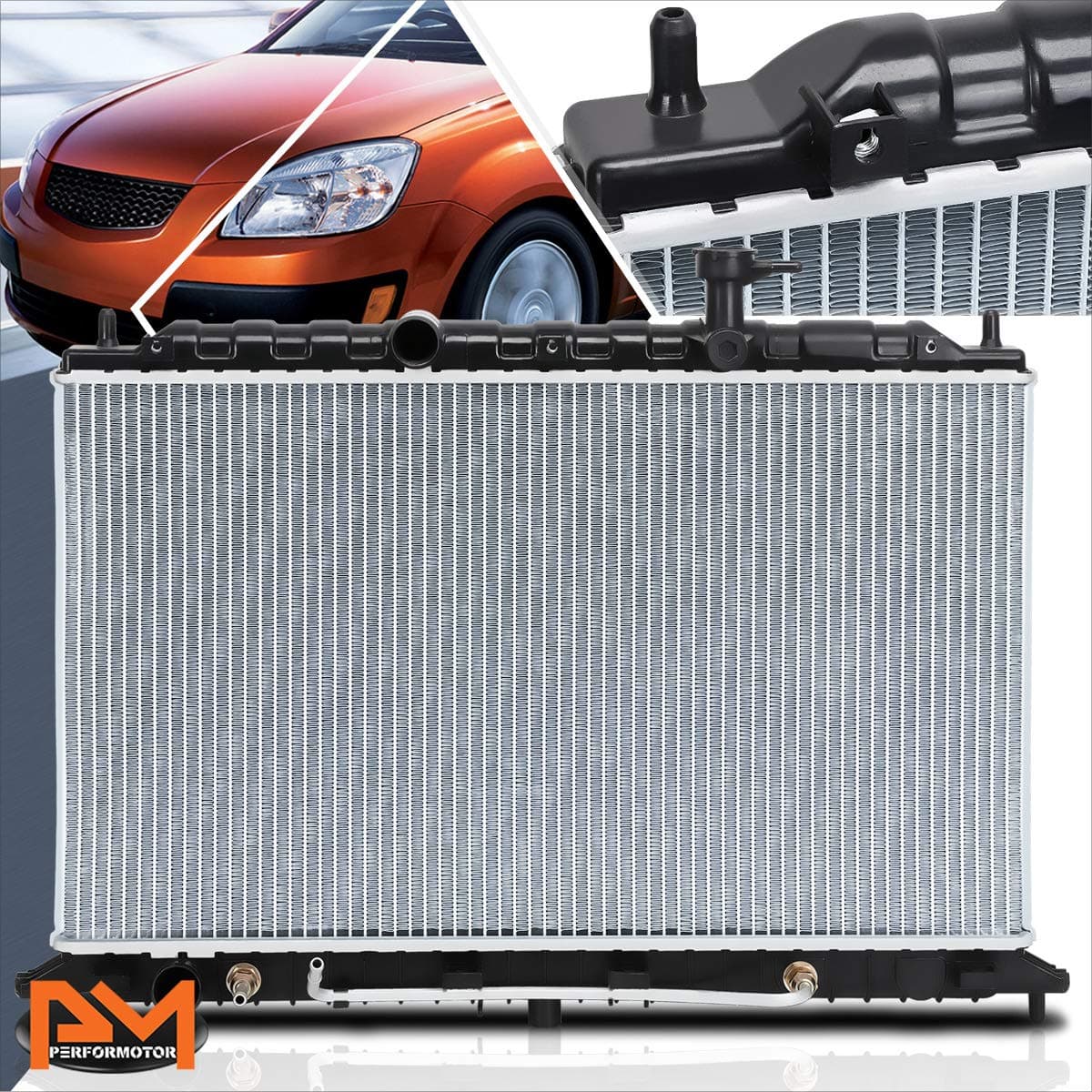 DPI-2820 OE Factory Style Aluminum Core Cooling Radiator Compatible with 06-11 Rio5 AT/MT
