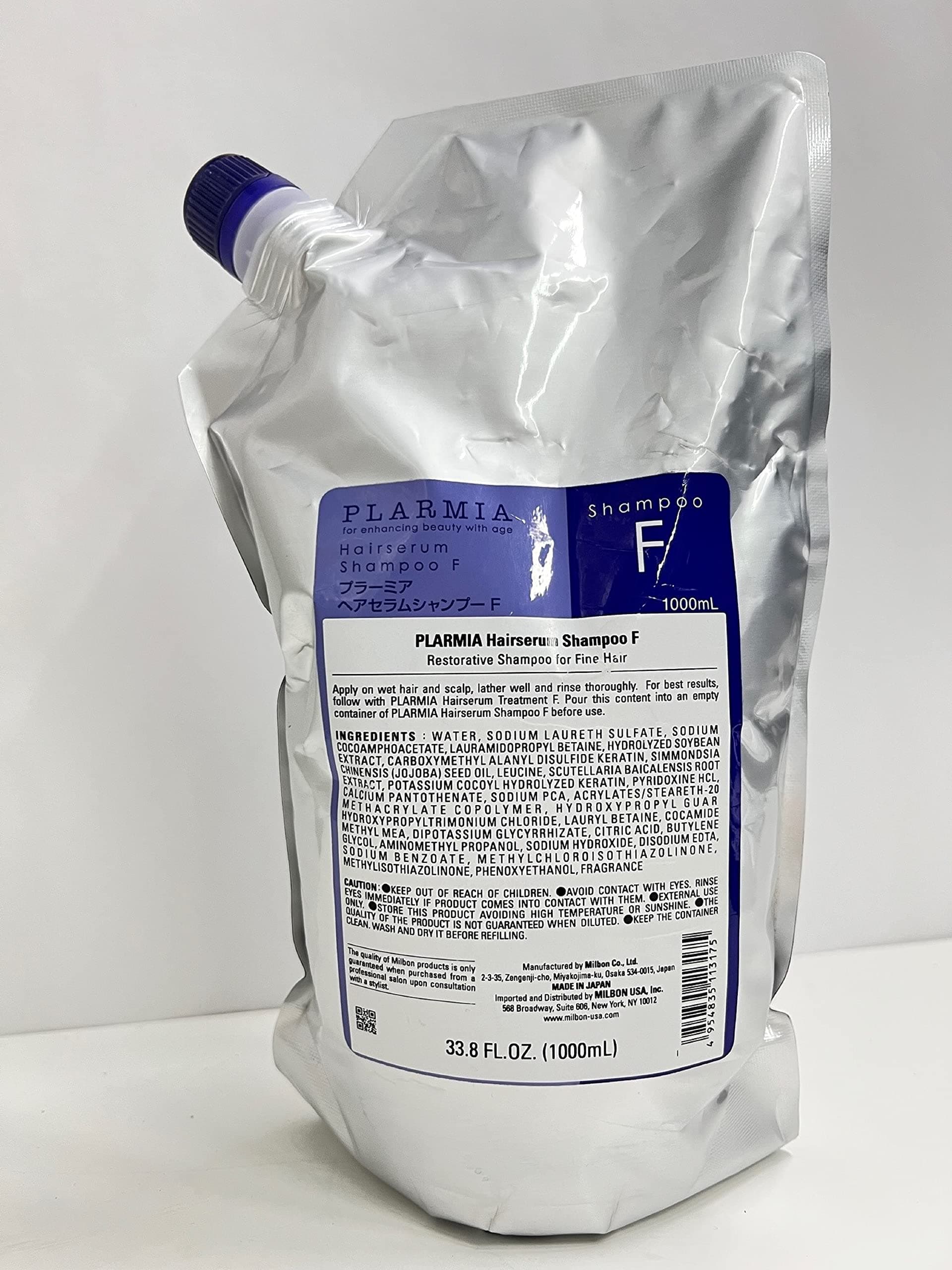 Plarmia Hairserum F Shampoo 33.8 Oz