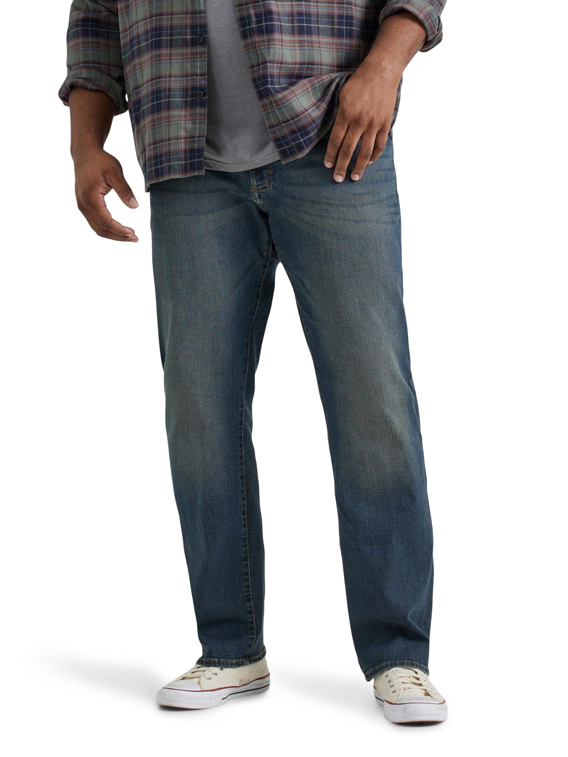 Mens Big & Tall Extreme Motion Relaxed Straight Jean