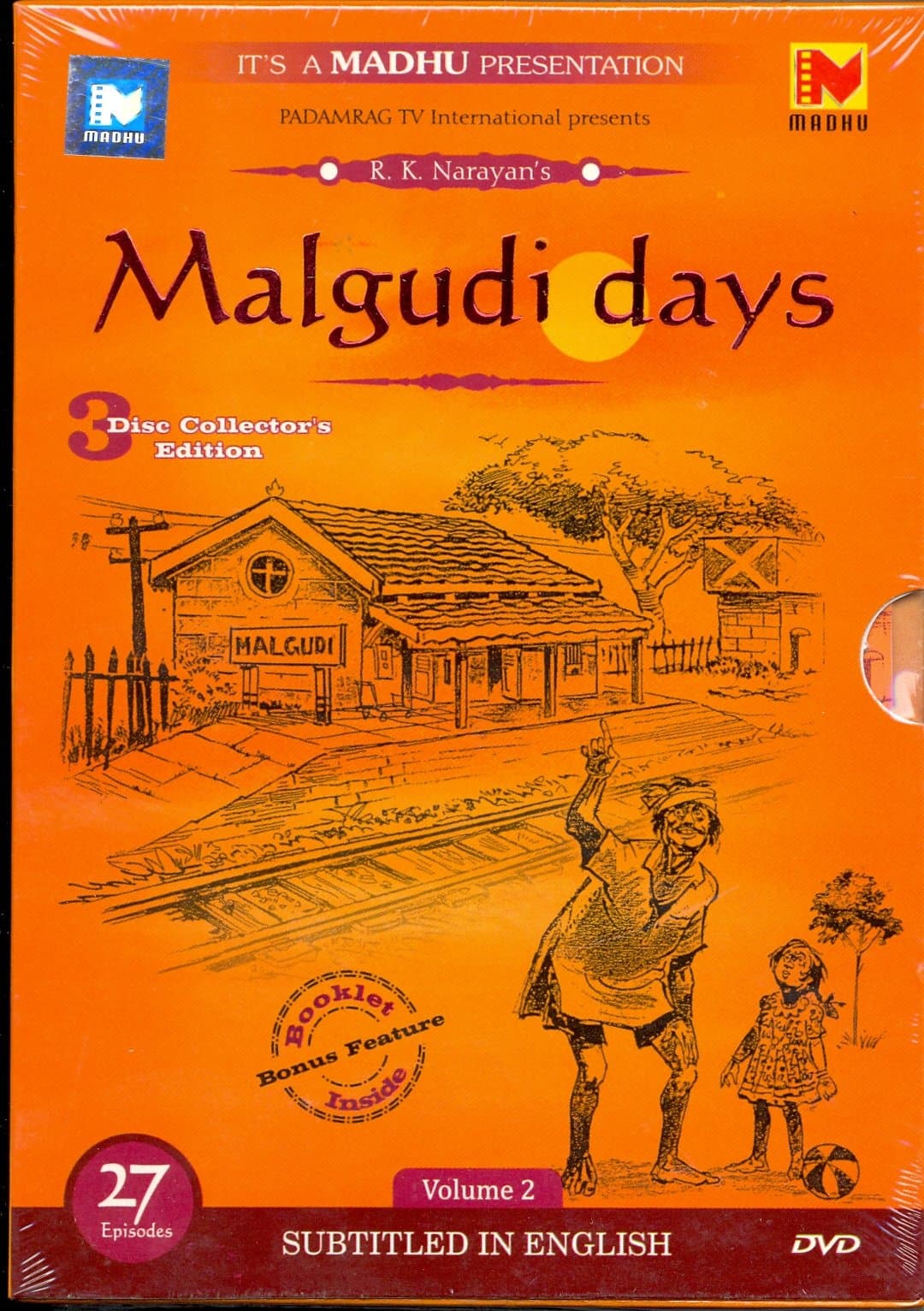 Malgudi Days Vol 2 -3 Dvd Set (27 Episodes)