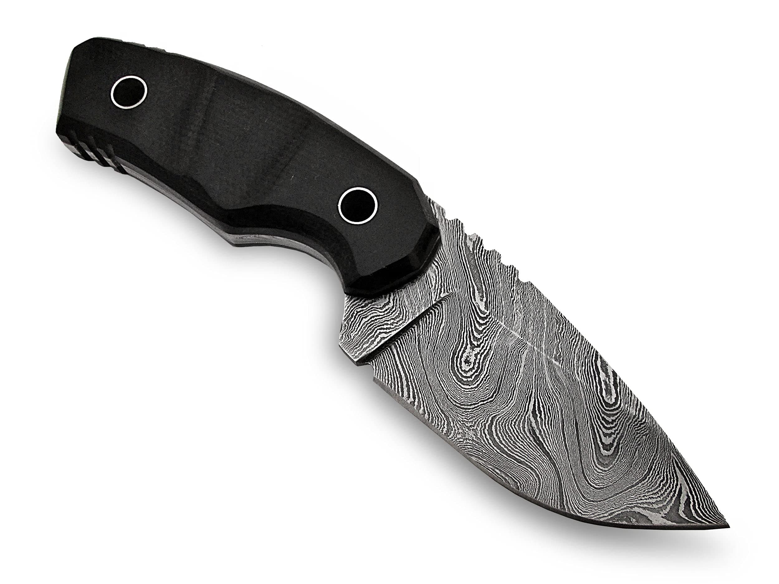 Black Country Custom Damascus Handmade Hunting Bowie Knife. Comes with a Sheath.