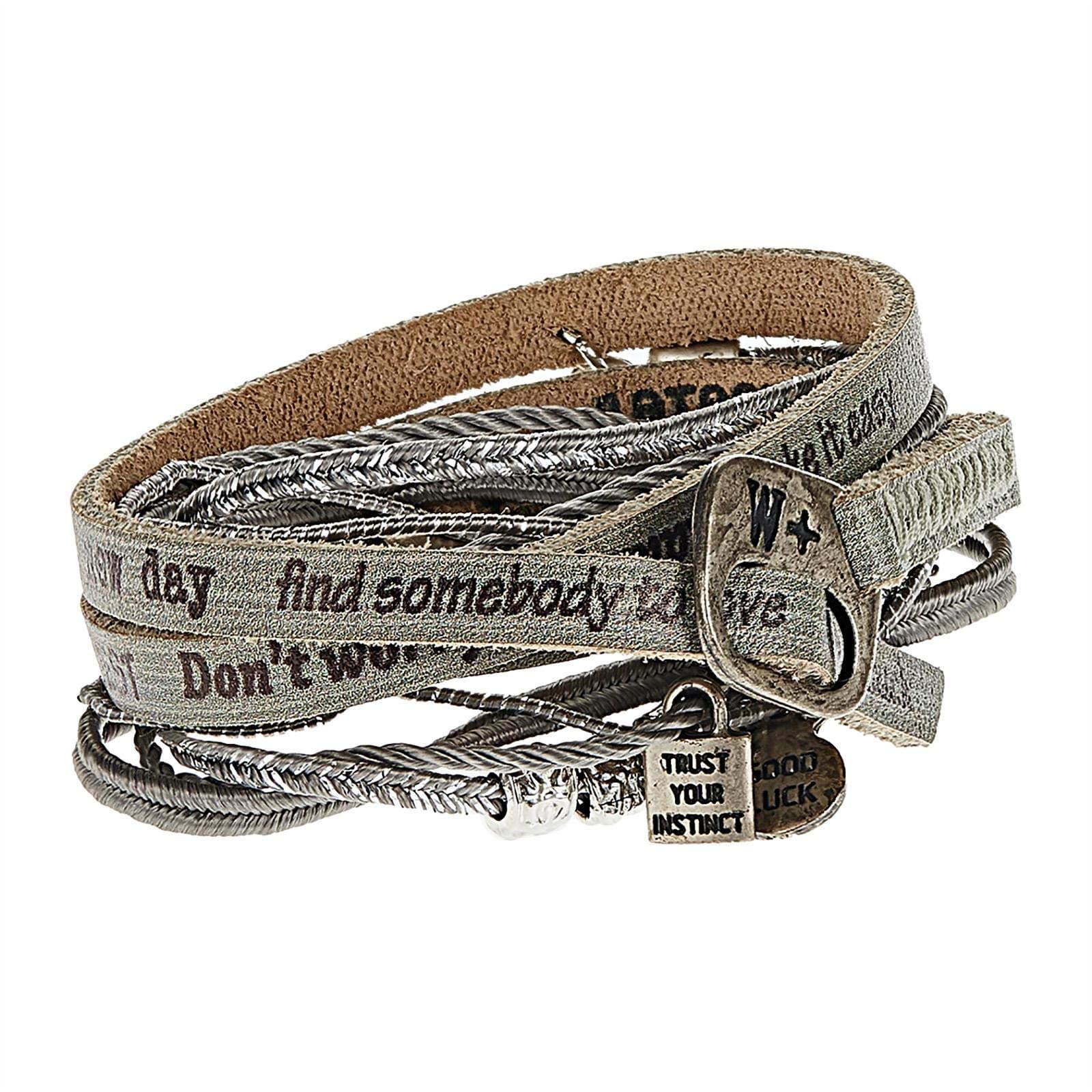 We Positive NI507 Leather Nice Collection Bracelet for Women