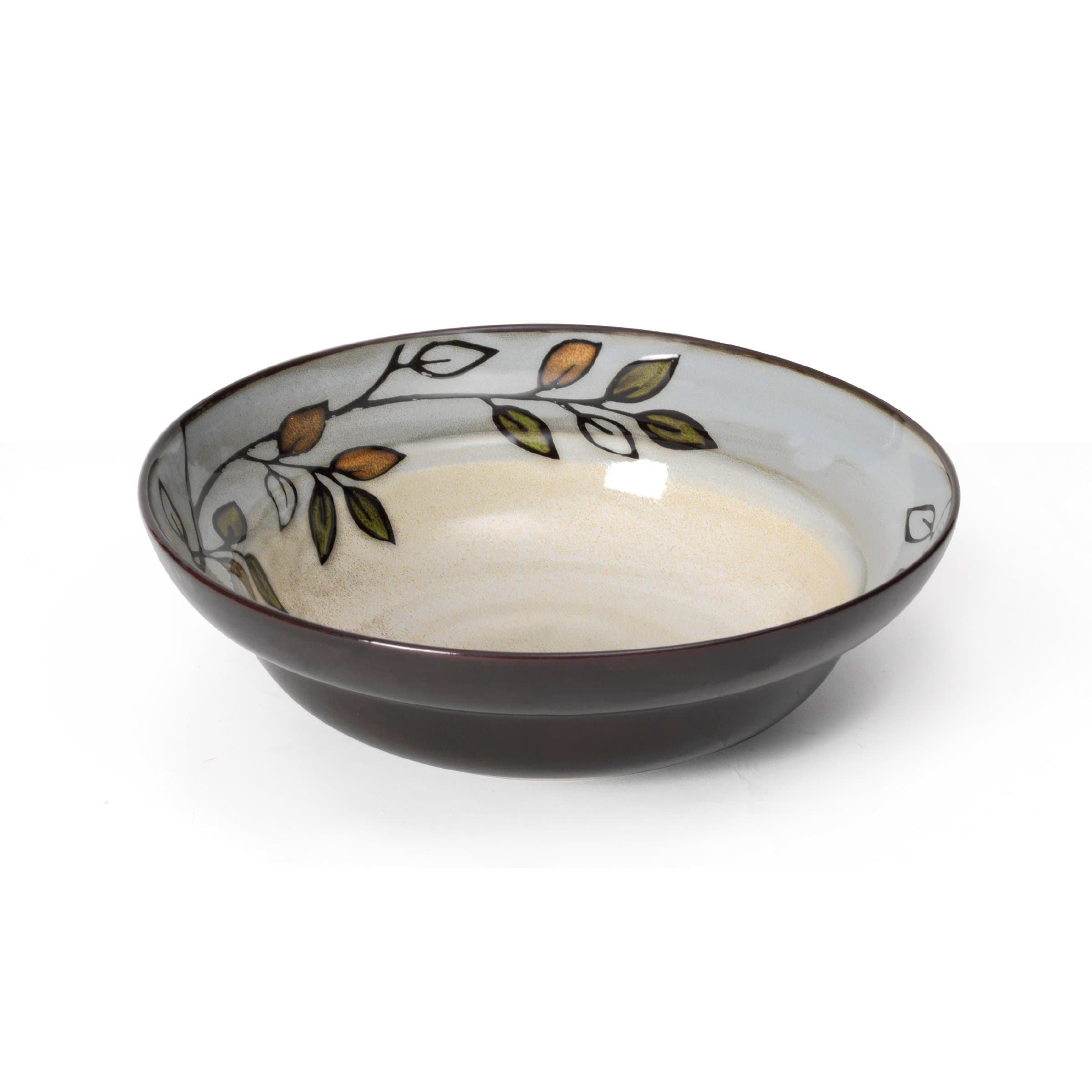 Pfaltzgraff Rustic Leaves Round Vegetable Bowl (9-1/2-Inch)