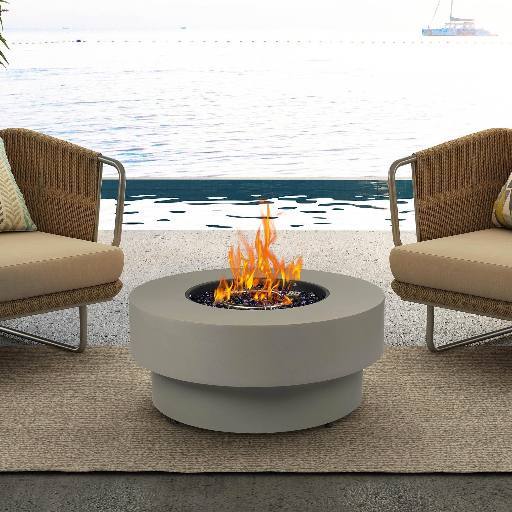 32.5 Inch Square Fire Pit Table