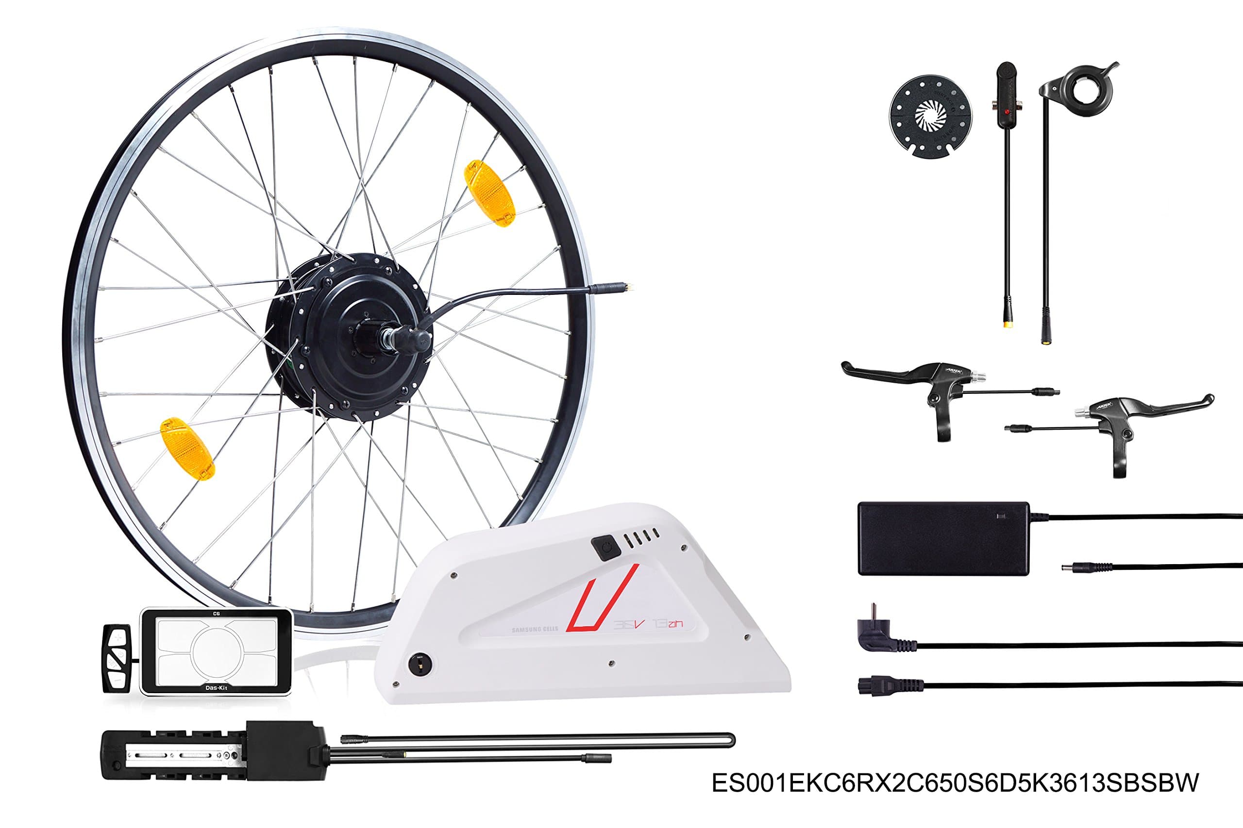 'E-Bike, Pedelec, Kit Electric Bicycle Mountain ebici-mtb Conversion Kit, Motor bafang in 27.5 Inches, eec-36 V 14 Ah 504 WH Panasonic cells, Centralita Integrated Pas Sensor/Disc And Charger