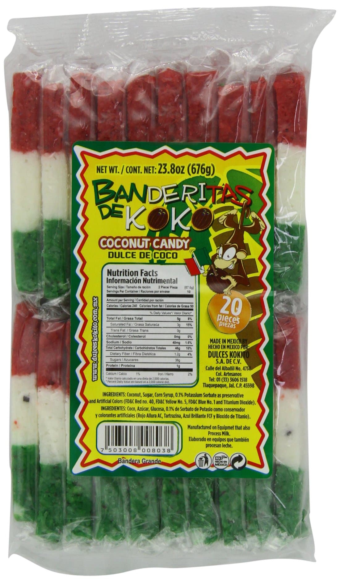 Kokito Banderita De Coco, 1.6 Pound