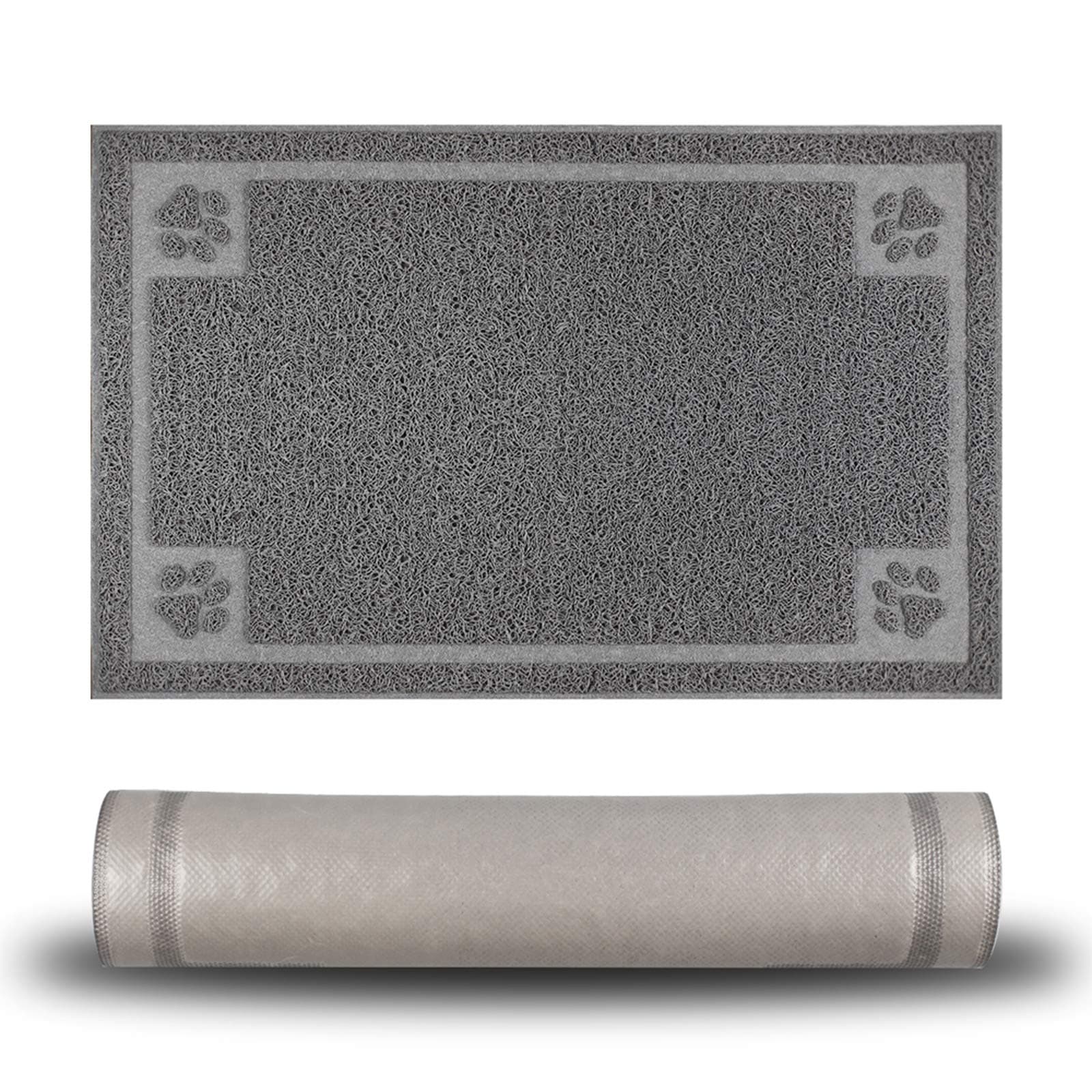 Pet Feeding Mat for Small Dogs and Cats 24" x 16" Flexible and Waterproof Dog Bowl Mat for Food and Water, Easy to Clean Dog Food Mat with Non Slip Backing