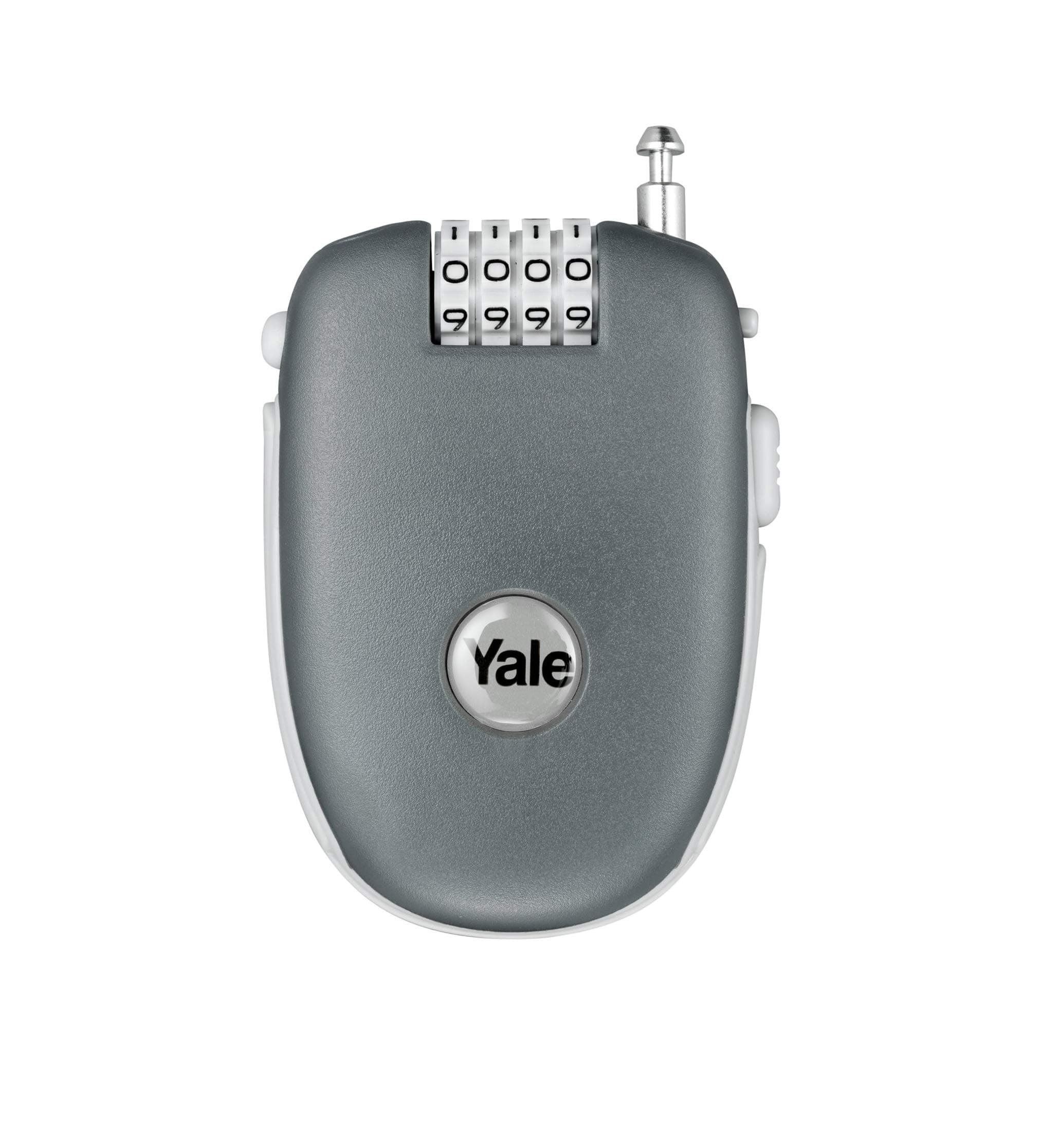 Yale Retractable Tough 90cm Durable Cable 4 Digit Combination Secure Luggage Lock
