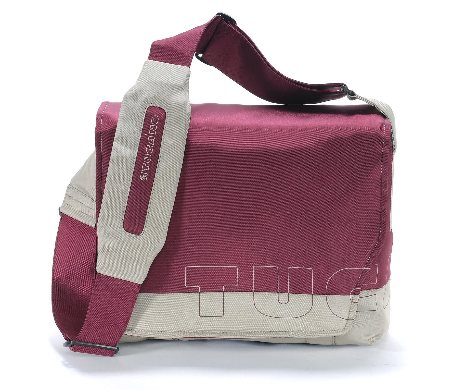 TucanoMotion Messenger Bag for MacBook Pro 15.4 inch Notebooks up to 15.4 inch Bordeaux