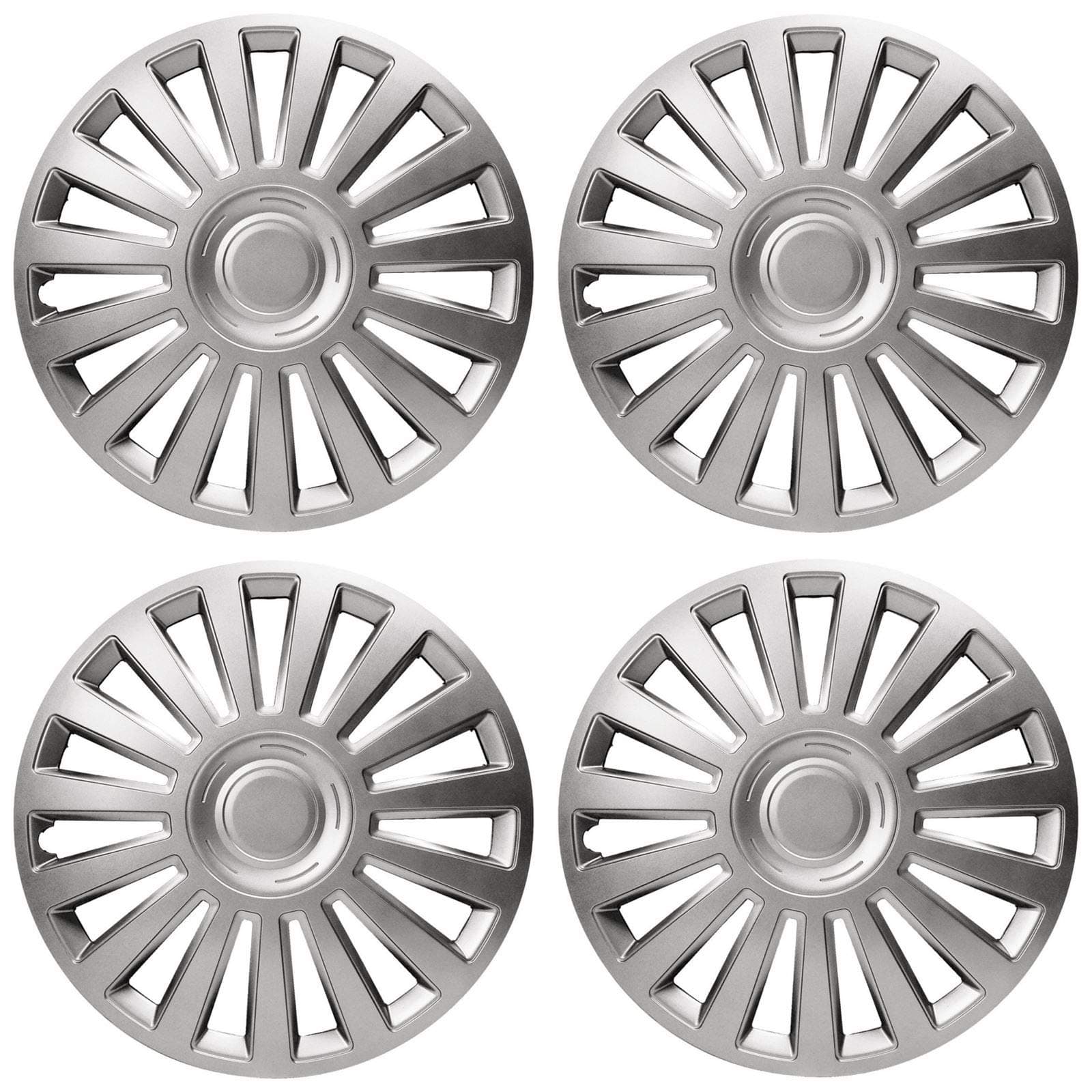 UKB4C 4 x Wheel Trims Lux Hub Caps 15" Covers fits VW Polo Golf Fox Lupo