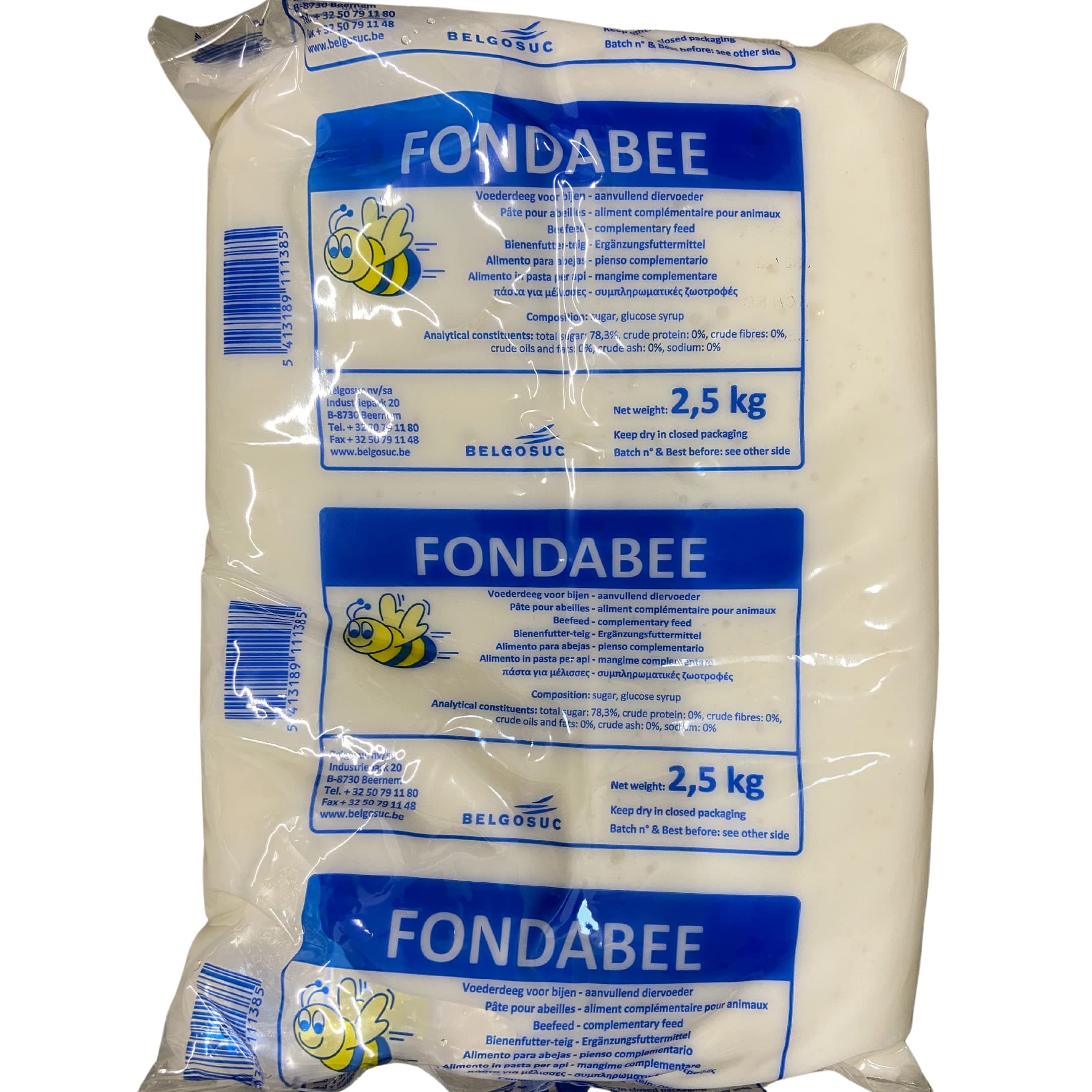 Fondabee bee food- sugar, fondant 2.5kg pack