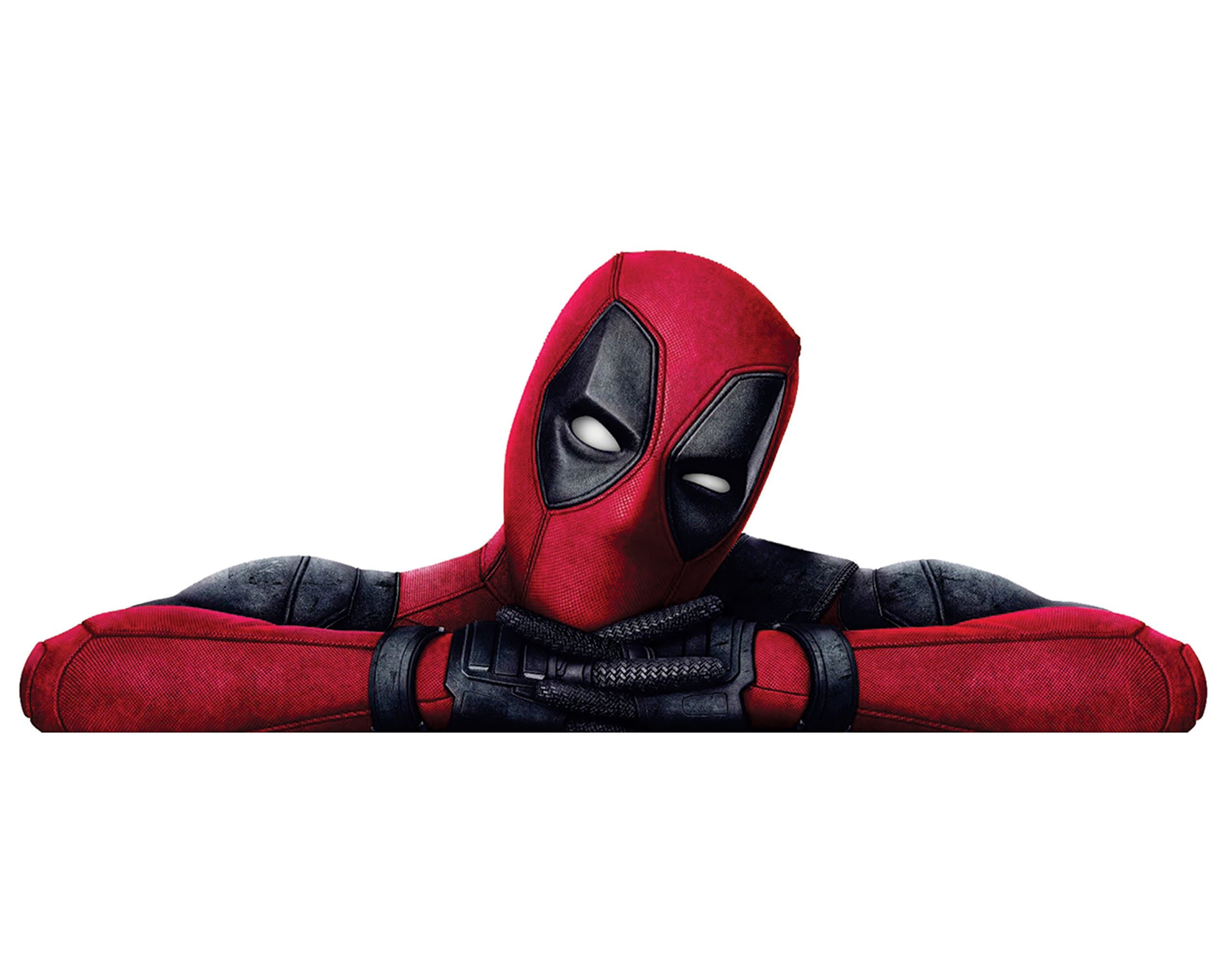 Deadpool Humorous Funny 3.25 x 8.125 Vinyl Decal Sticker for Cars Trucks Laptops etc... (Full Color)