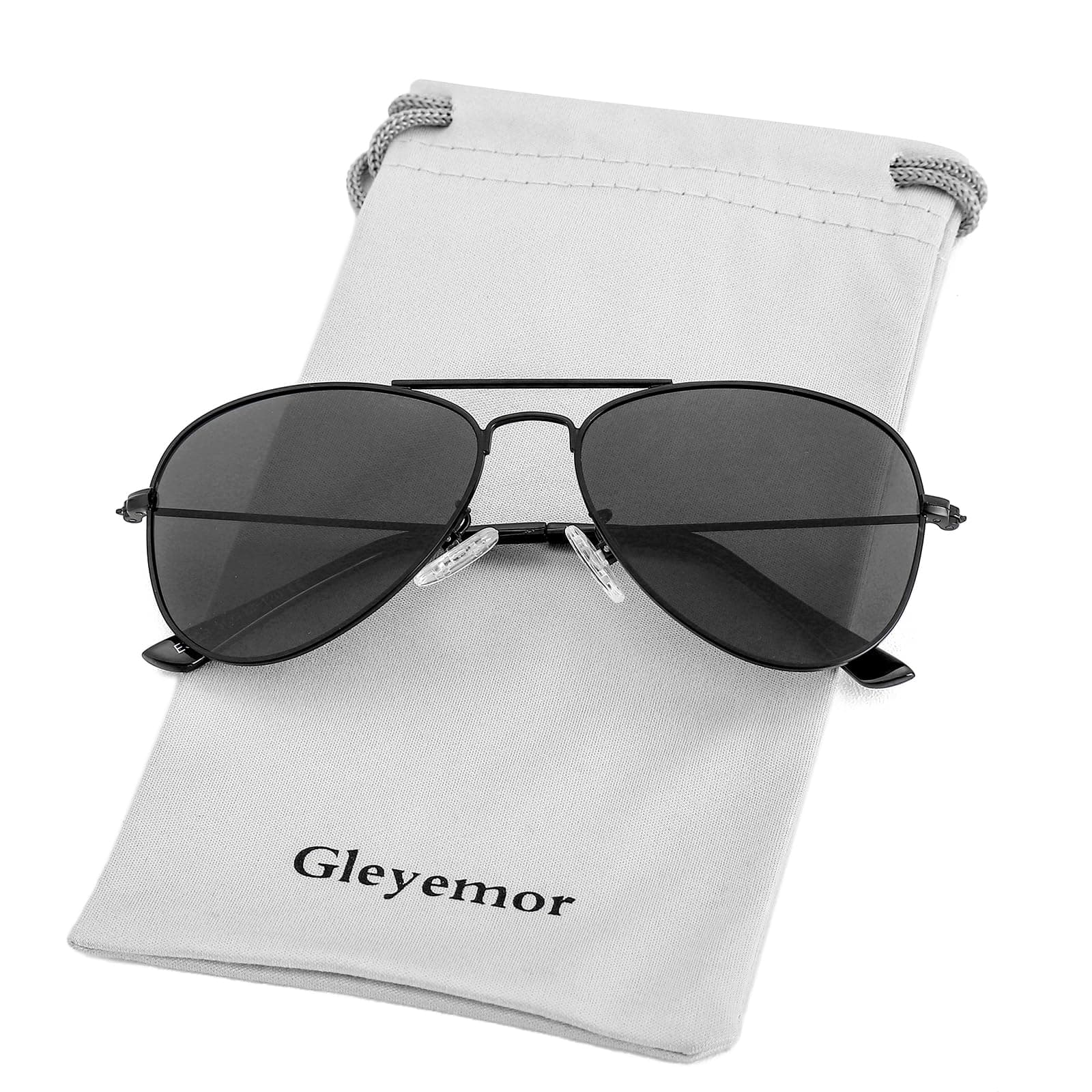 Kids Polarized Aviator Sunglasses for Little Girls Boys Juniors Teenagers, Two Sizes 50MM 52MM