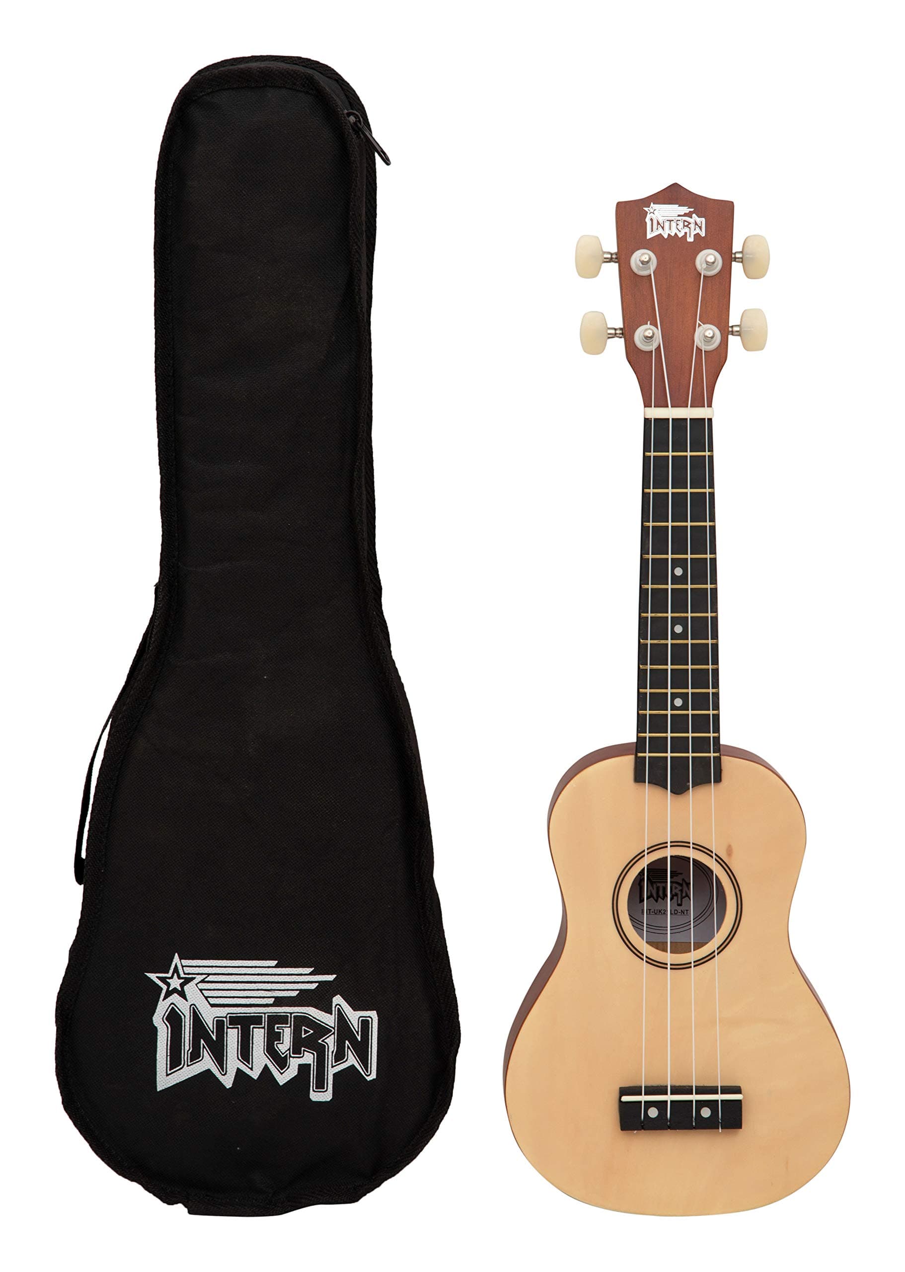 Artic Soprano Ukulele 21 Inch – Wood Body Beginner Ukulele with Bag | Soft Nylon Strings | Easy-Play Fingerboard | Ideal for Kids & Adults (Natural)
