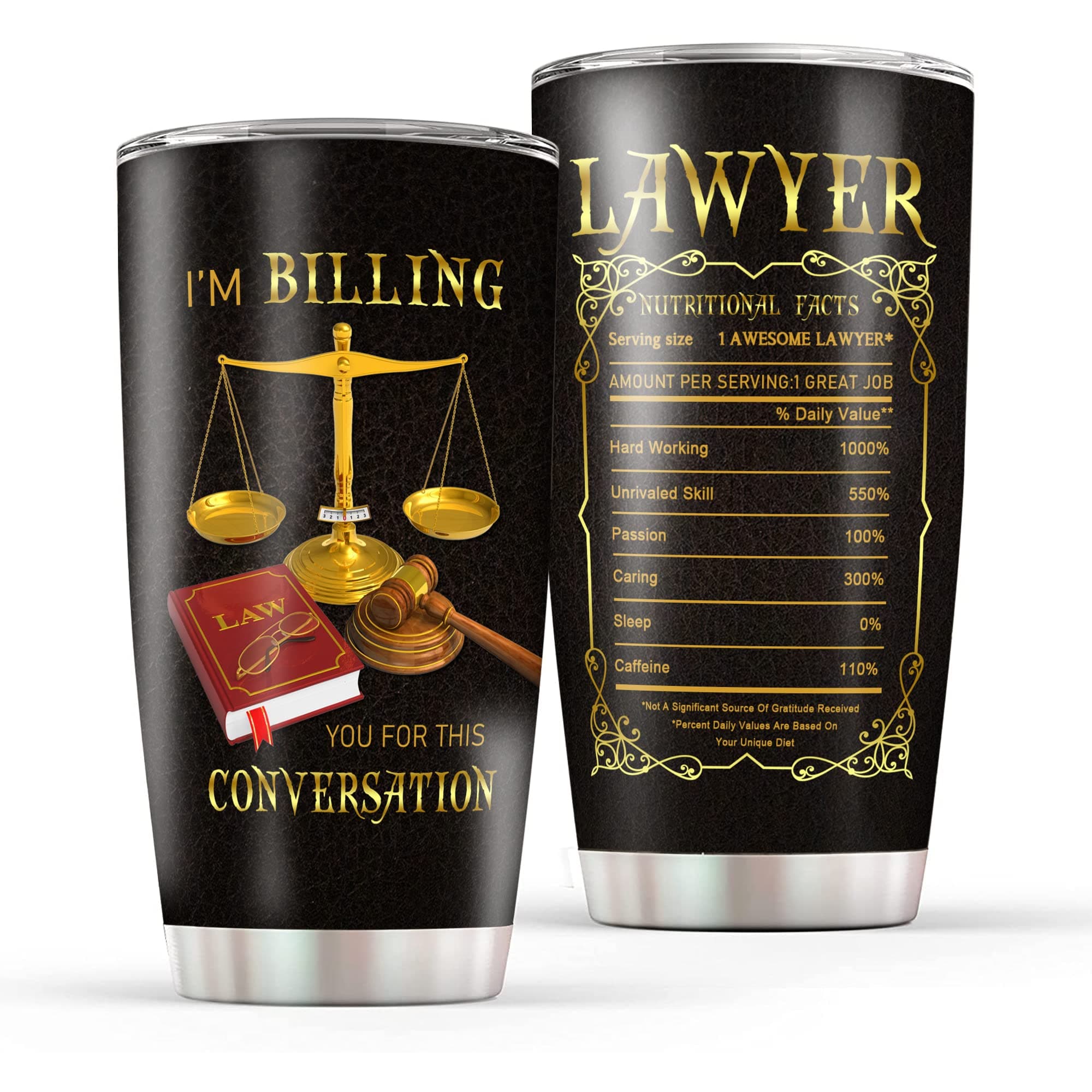 CGMIBAS Gifts for Lawyers, 20oz Attorney Cup, Attorney Tumbler Mug, Attorney Gifts for Men, Lawyer Tumbler, Lawyer Coffee Mug, Future Lawyer Gifts, Law School Graduation Gifts for Women