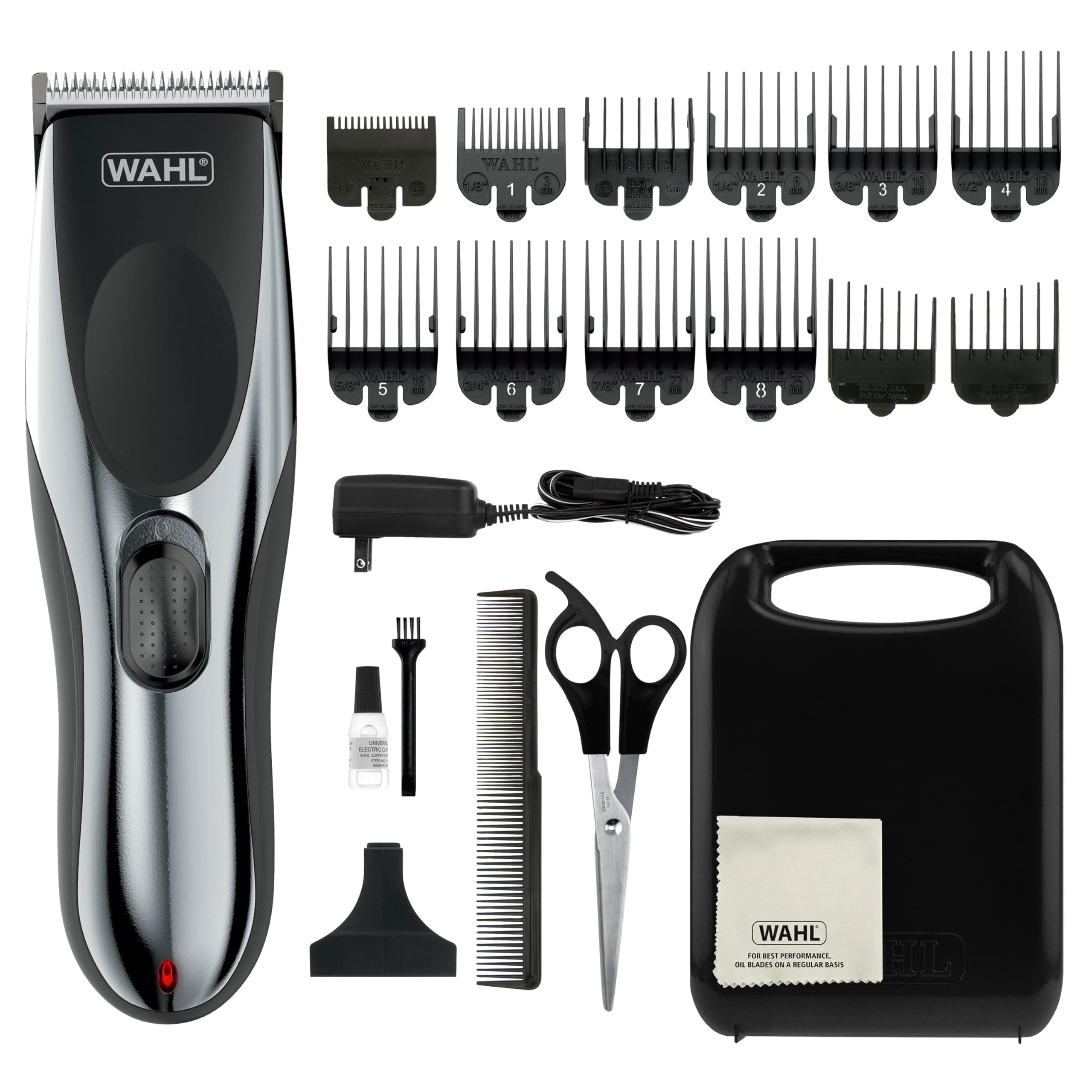 Clipper Rechargeable Cord/Cordless Haircutting & Trimming Kit for Heads, Longer Beards, & All Body Grooming - Model 79434