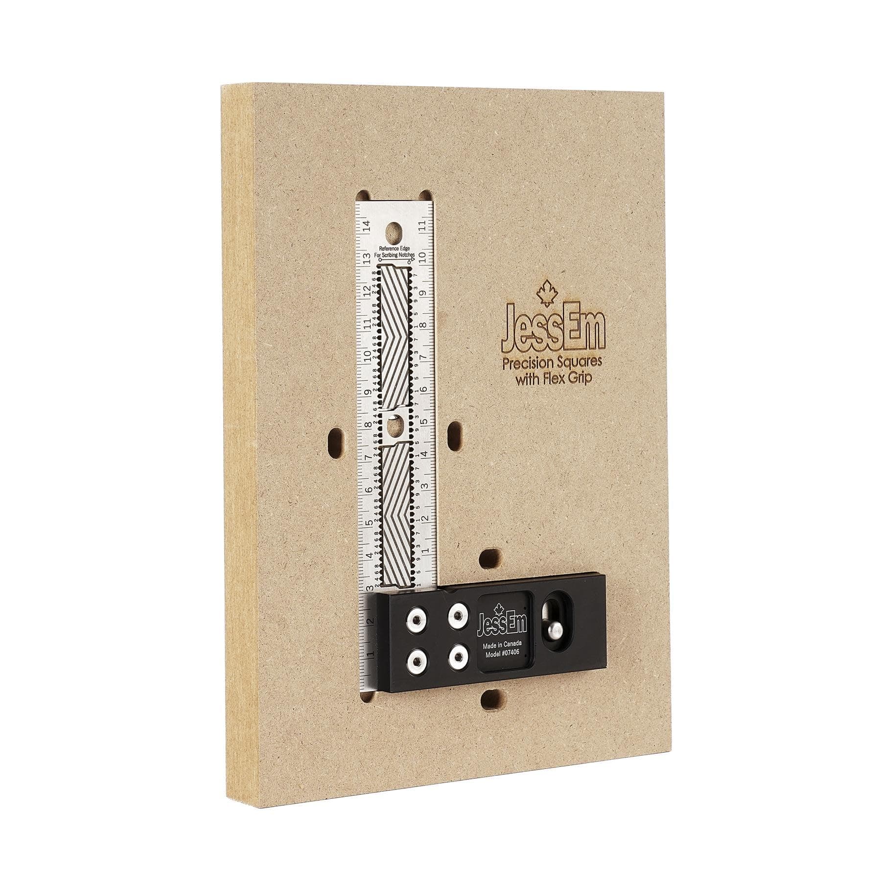 JESSEM 150mm Metric Stainless Steel Precision Square - Durable, Accurate, Premium Tool for Woodworking & Metalworking