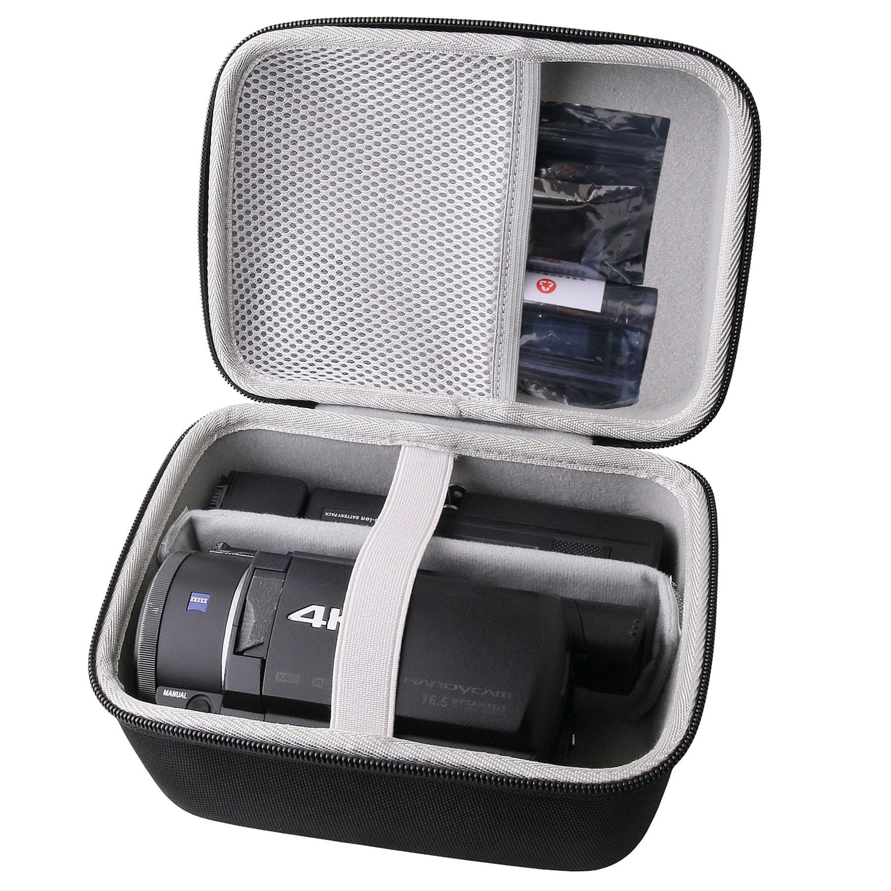 Hard EVA Carrying Case Compatible with Sony FDR-AX53/ FDR-AX43/Panasonic HC-V785/HC-V770/ kimire/SEREE Video Camera Full HD 1080P Camcorder package case