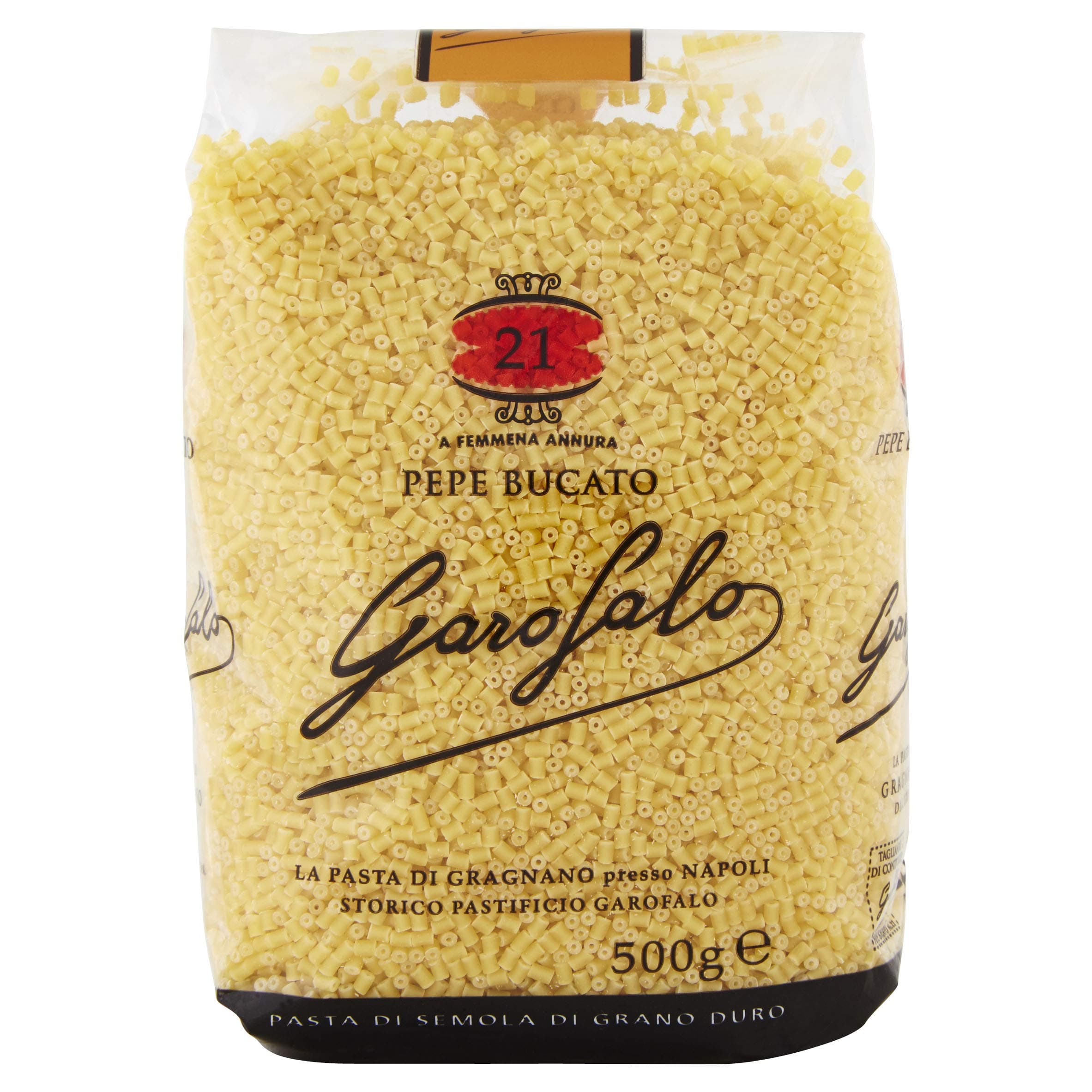 Garofalo Pepe Bucato Italian Soup Pasta - Vegan and Small Pasta Shape, 500g (Pack of 1)