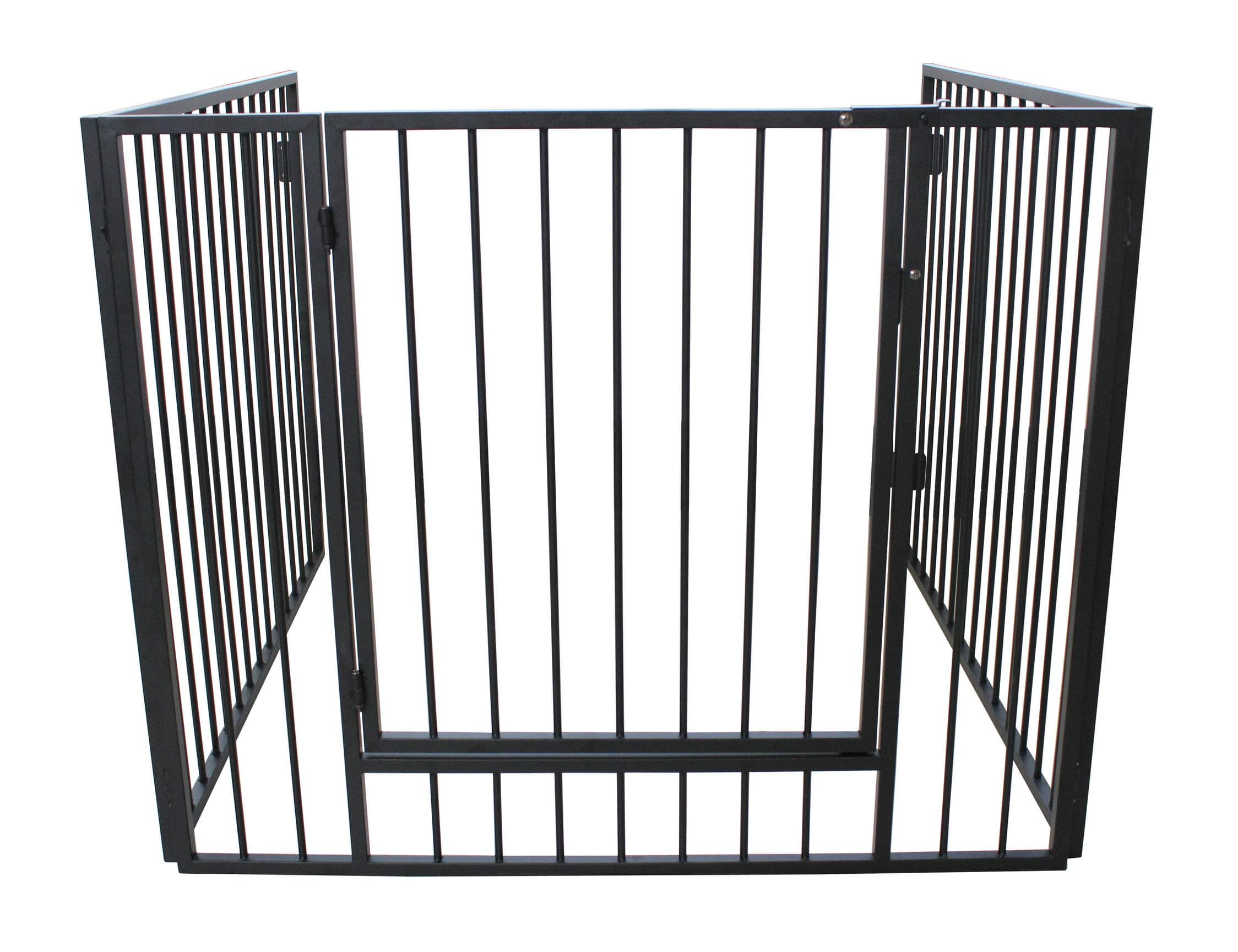 Lizh Metalwork Fireplace Fence Baby Safety Fence Hearth Gate BBQ Metal Fire Gate Fireplace Guard Screen