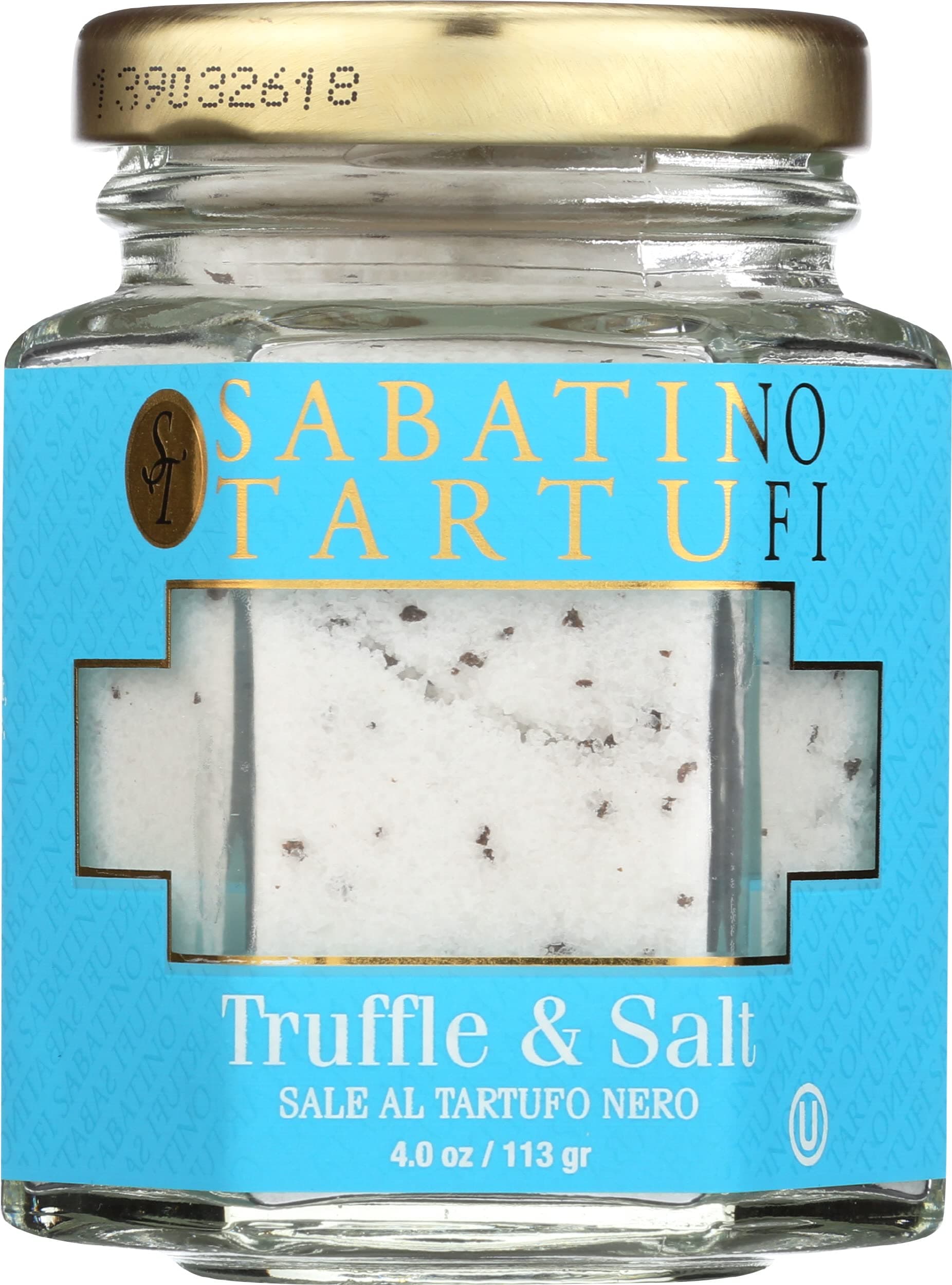 Sabatino Tartufi Truffle Salt Seasoning, All Natural Gourmet Truffle Salt, Sicilian Sea Salt,Kosher, Non-Gmo Project Certified, 4 oz