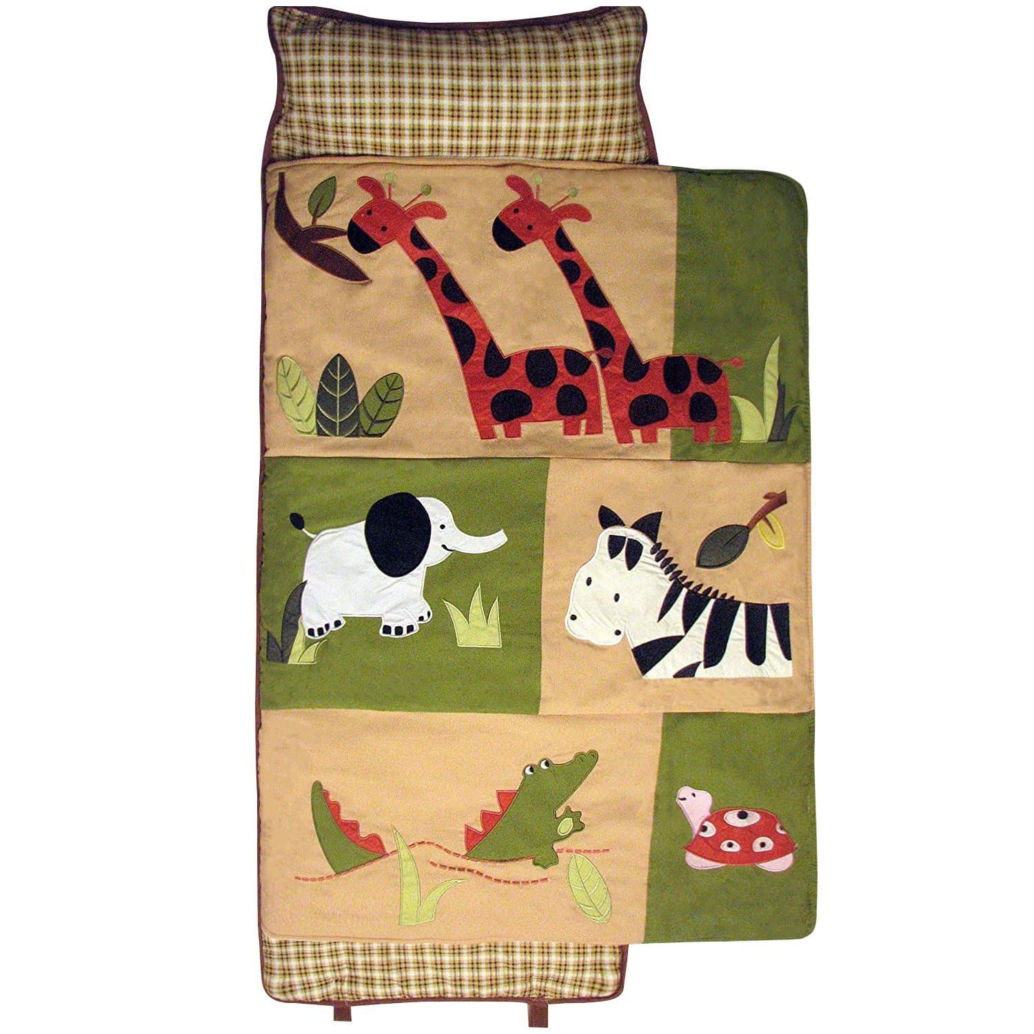 SoHo Rollable Nap Mat for Toddlers, Safari Jungle
