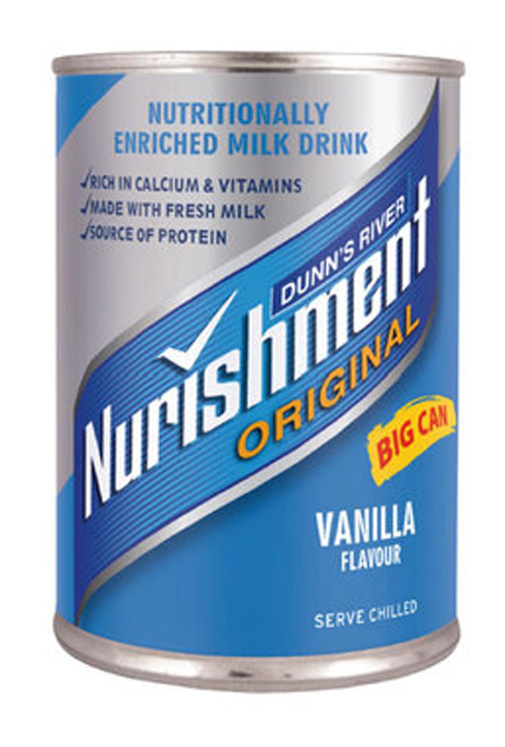 Dunns River Nurishment Original Vanilla 400 g (Pack of 12)