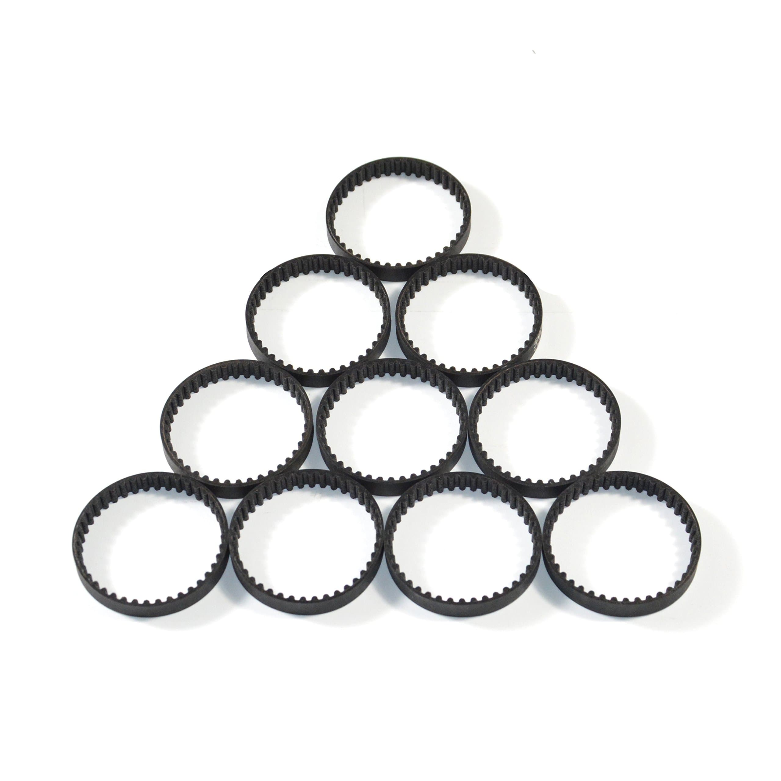 198-3M-6 Endless HTD3M Belt 198mm Length 66 Teeth 3M Synchronous Belt 3mm Pitch 6mm Width HTD3M Closed Loop Timing Belt Pack of 10pcs