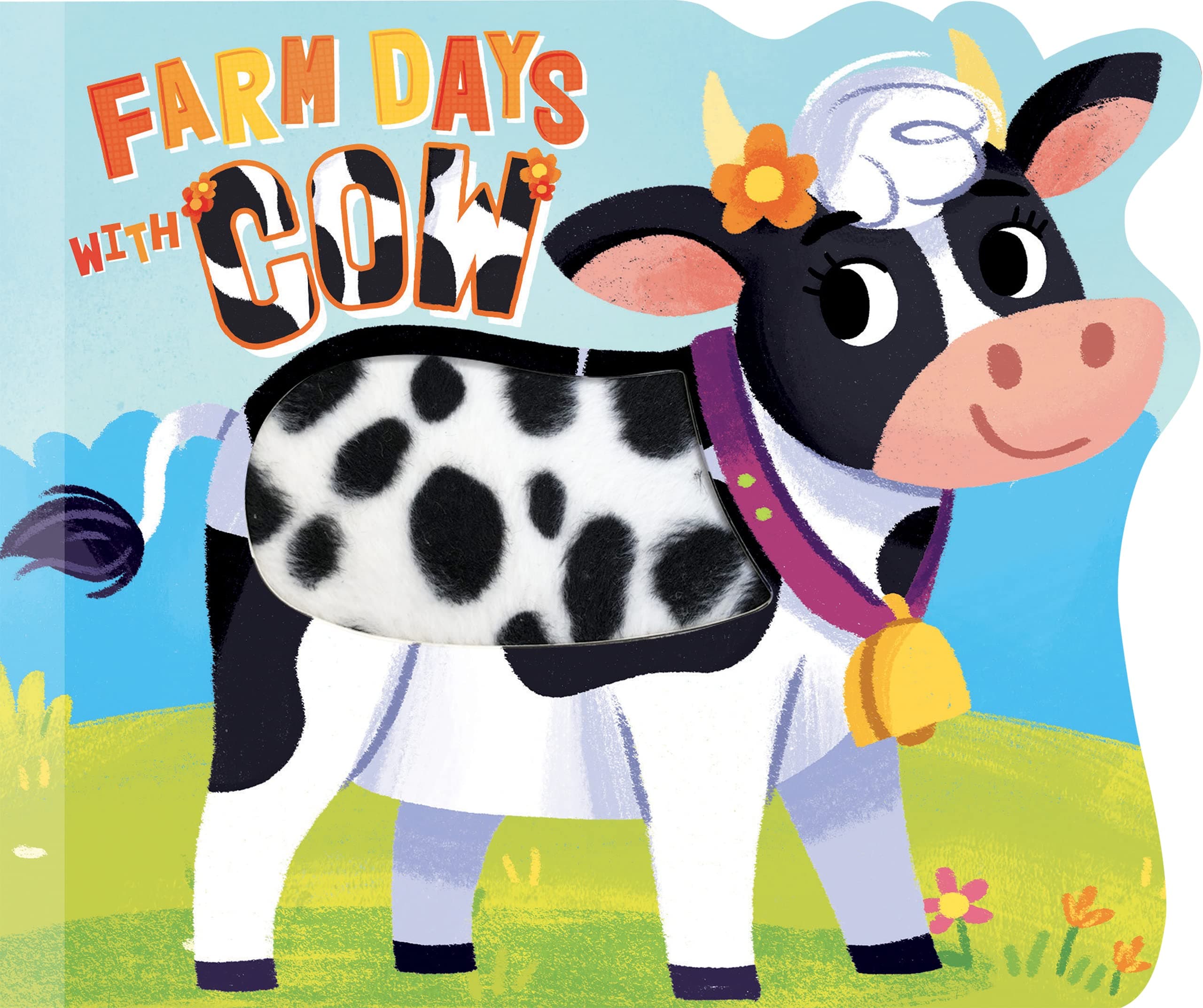 Farm Days with Cow - Touch and Feel Board Book - Sensory Board Book (Touch & Feel Sensory Board Books for Baby & Toddler Time)