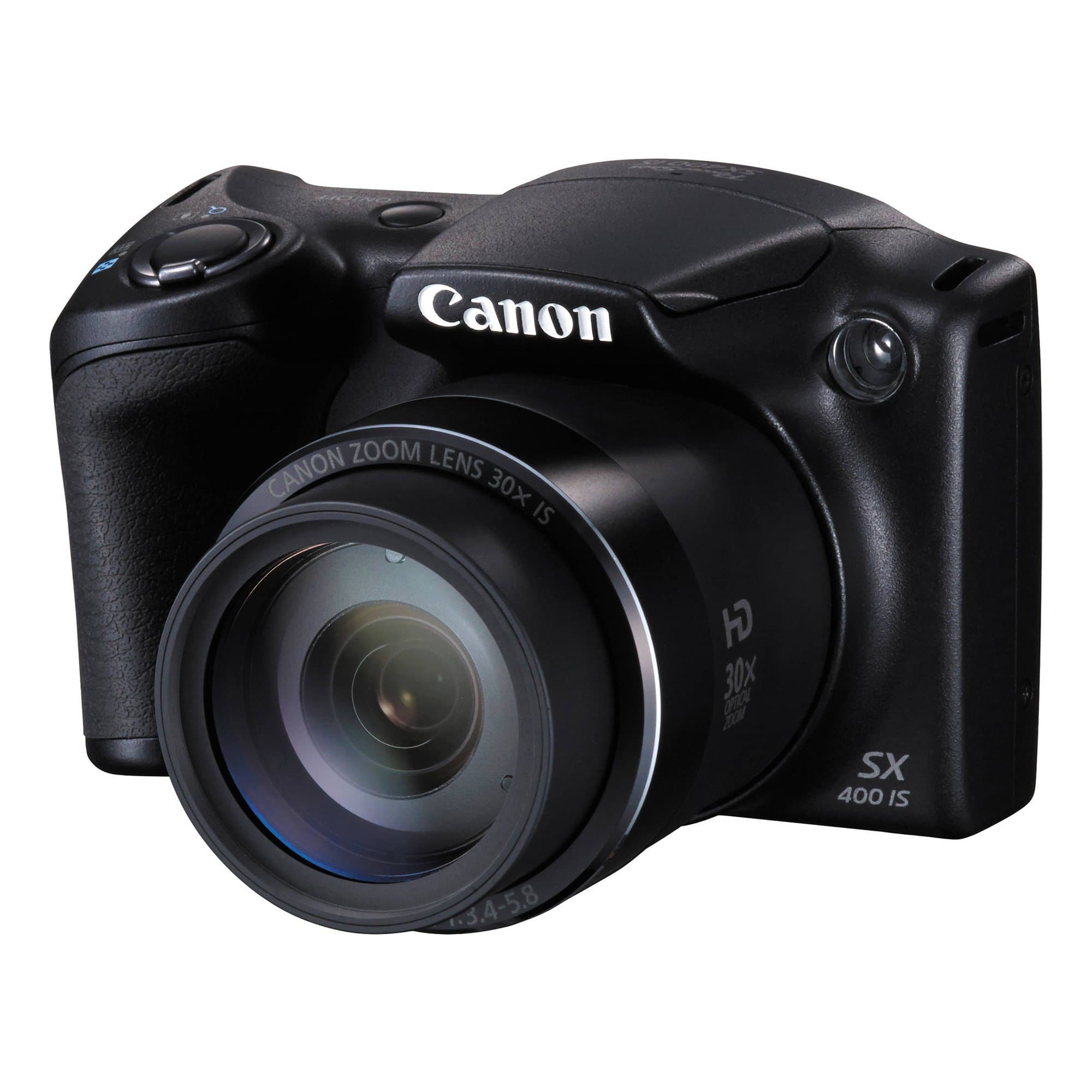Canon PowerShot SX400 Digital Camera with 30x Optical Zoom Black