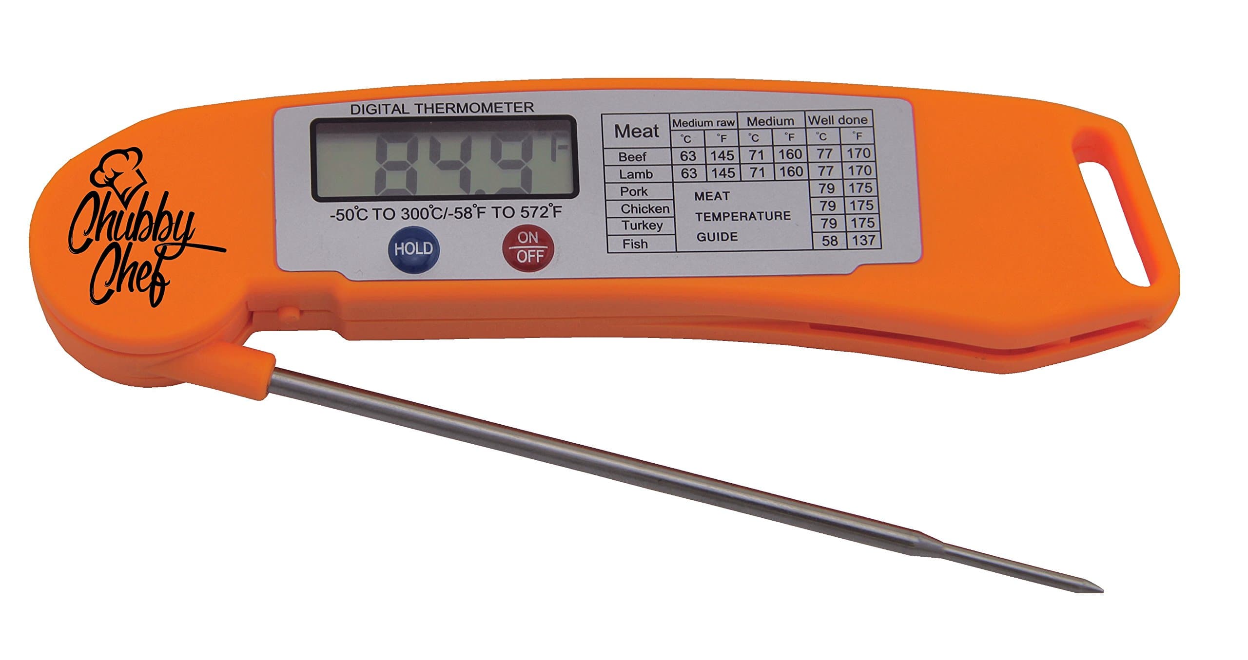 Meat Thermometer Cooking Thermometer Instant Read Digital Thermometer Ultra Fast Instant Read Digital Cooking Barbecue Meat Thermometer Battery Easy Read Meat Temperature Guide
