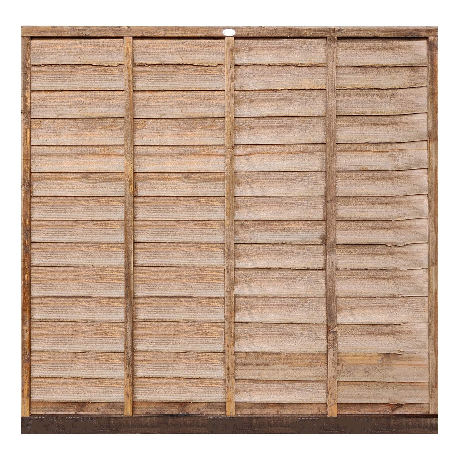Weatherwell Lap Wooden Fence Panels 3ft, 4ft, 5ft, 6ft Horizontal Pressure Treated (6ft x 6ft)