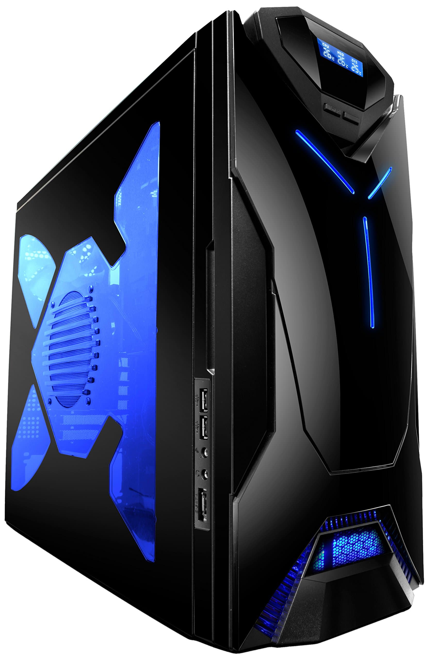 NZXT Guardian 921RB Mid Tower Case 921RB-001-BL Black/Blue