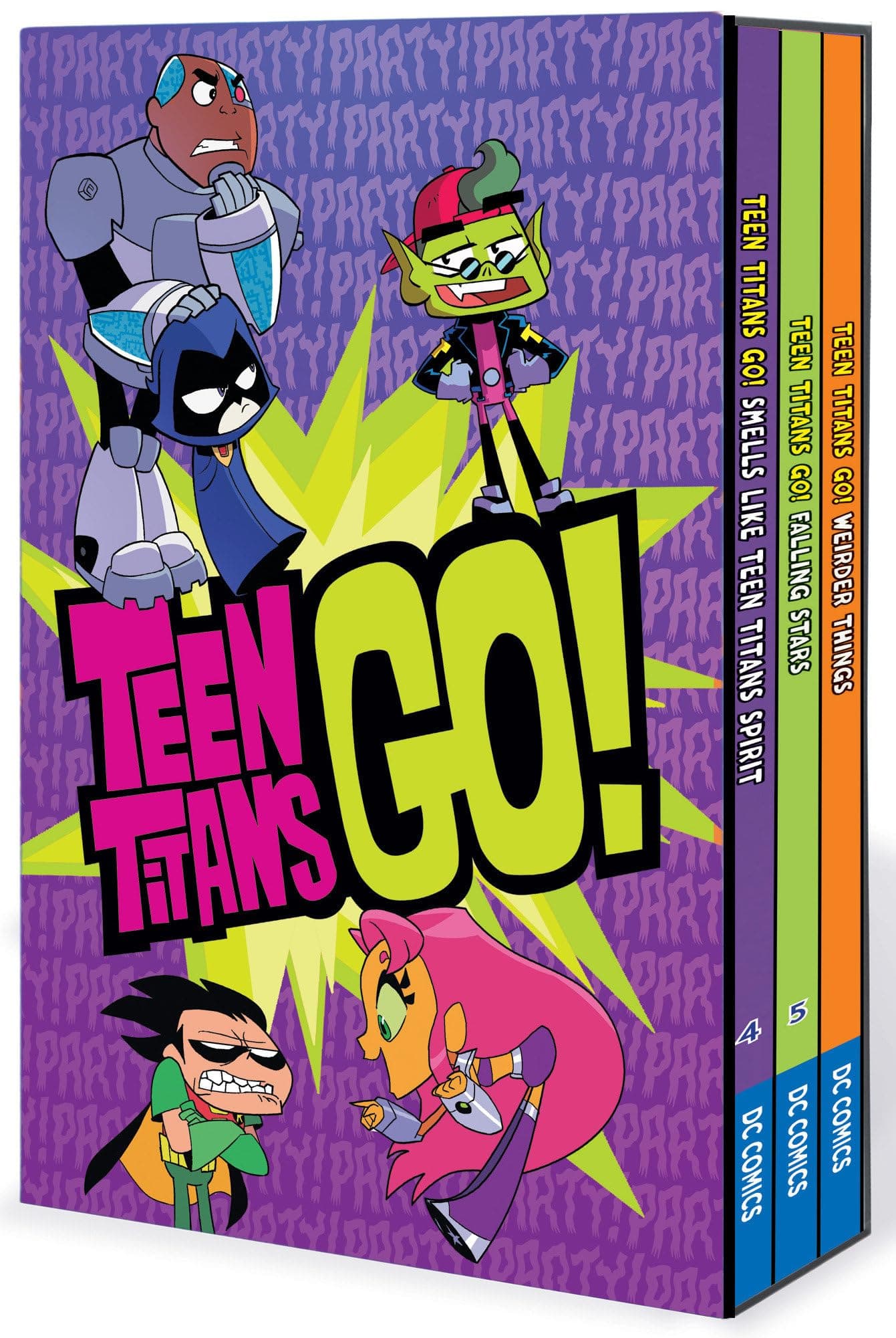 Teen Titans Go! Box Set 2: The Hungry Games: Smells Like Teen Titans Spirit / Falling Stars / Weirder Things (Teen Titans Go!, 4-6)