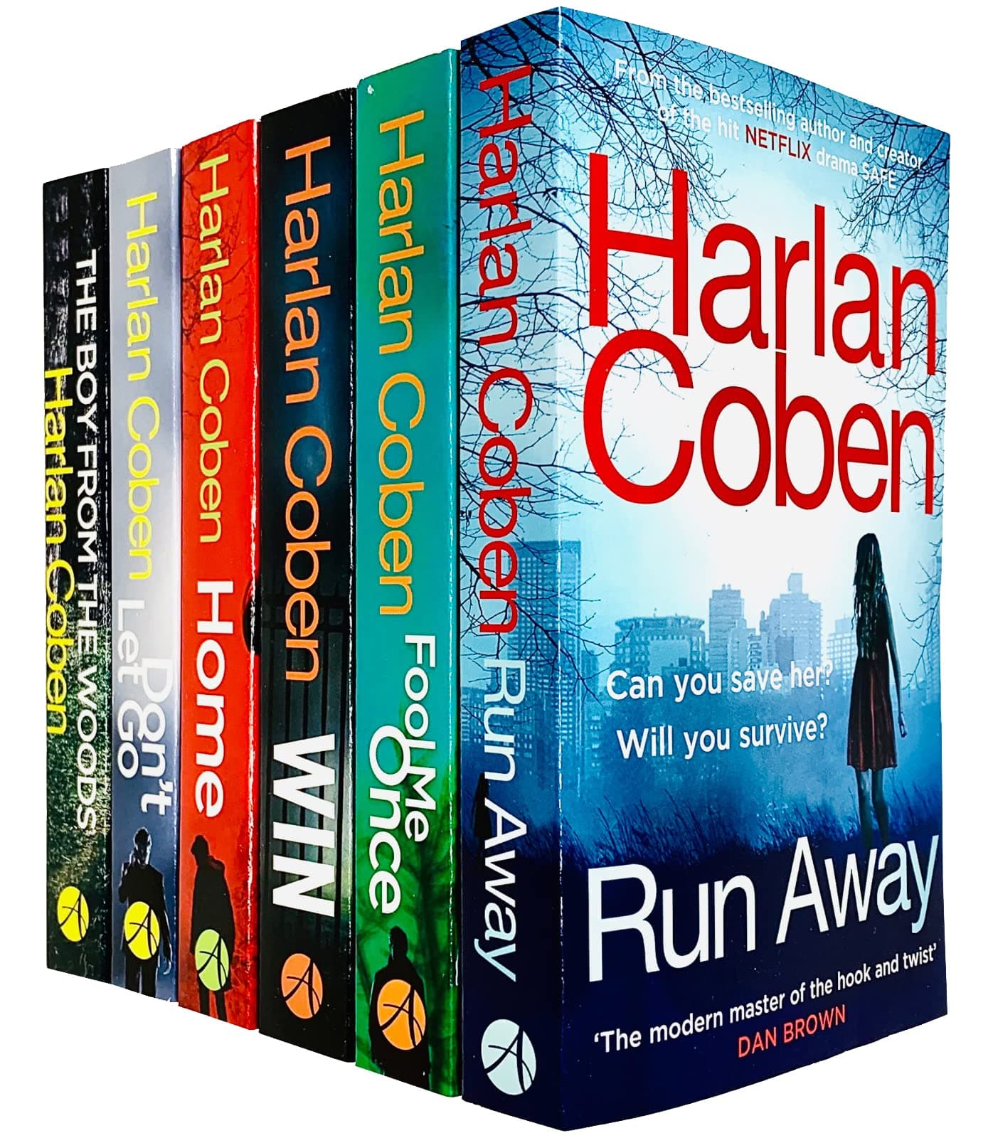 Harlan Coben Collection 6 Books Set (Don't Let Go, Fool Me Once, Home, Run Away, The Boy from the Woods, Win)
