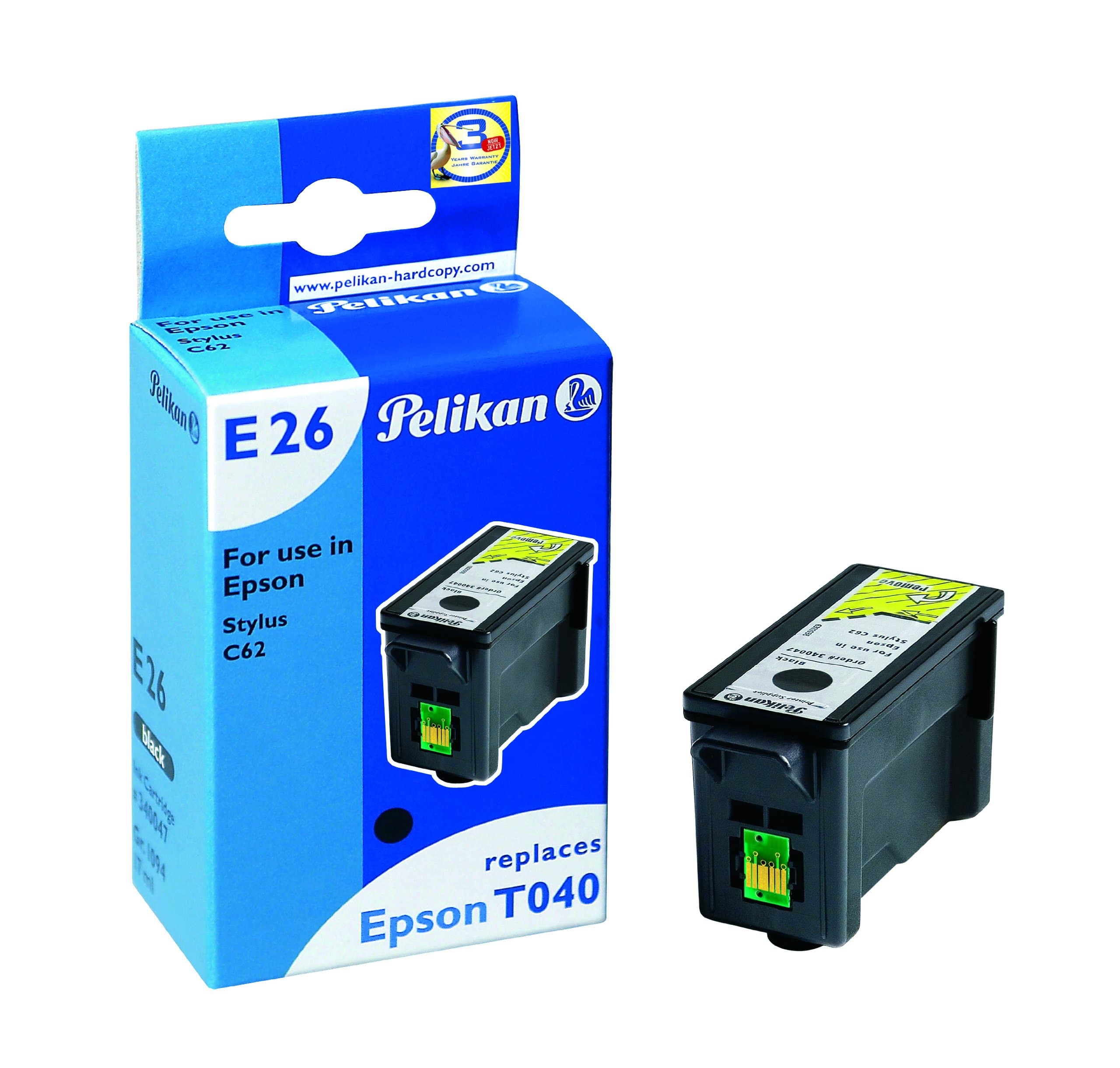 Pelikan E26 - Ink tank ( replaces Epson T040 ) - 1 x black - 420 pages
