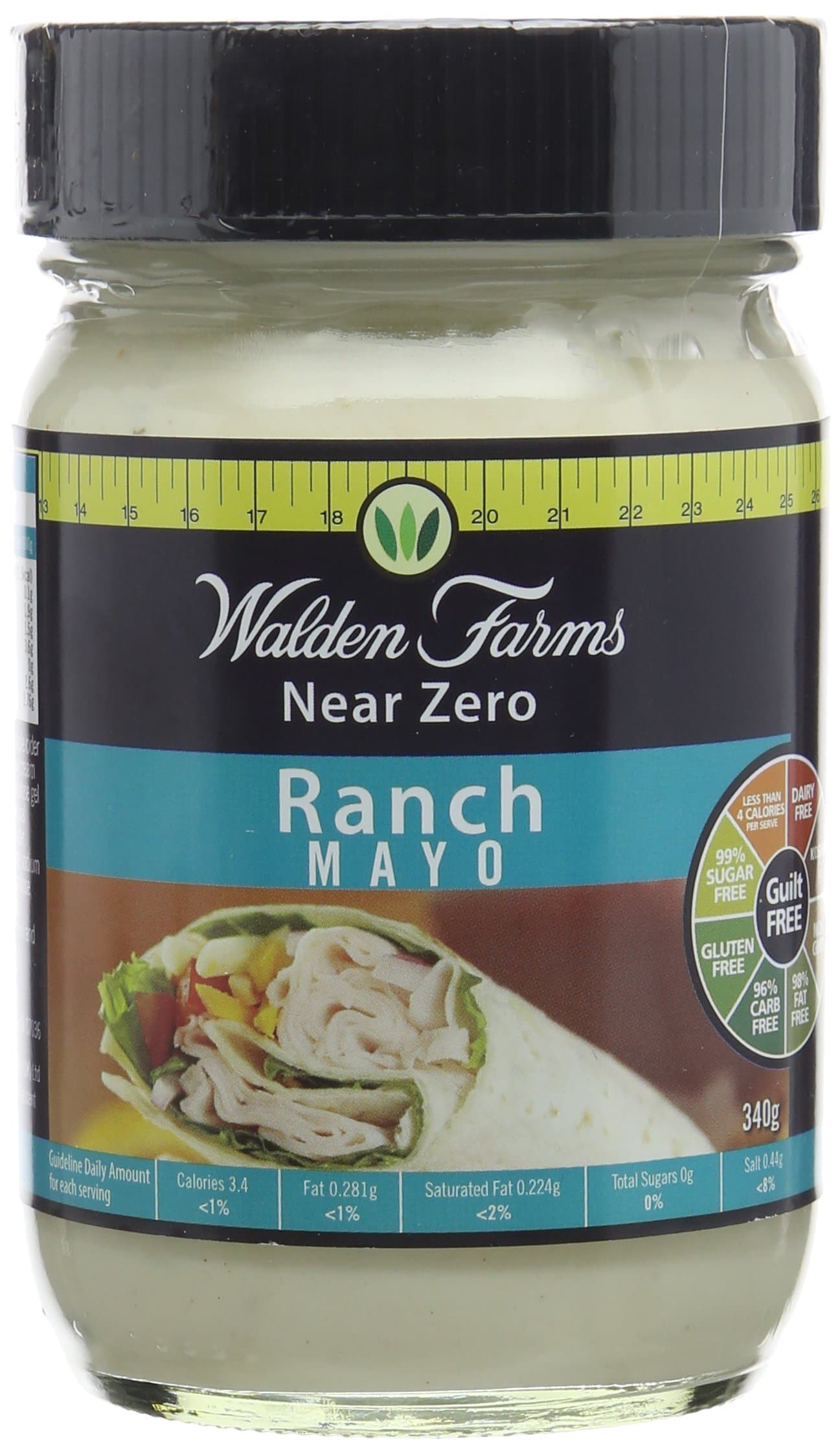 Walden Farms Near Zero Ranch Mayo 340 g