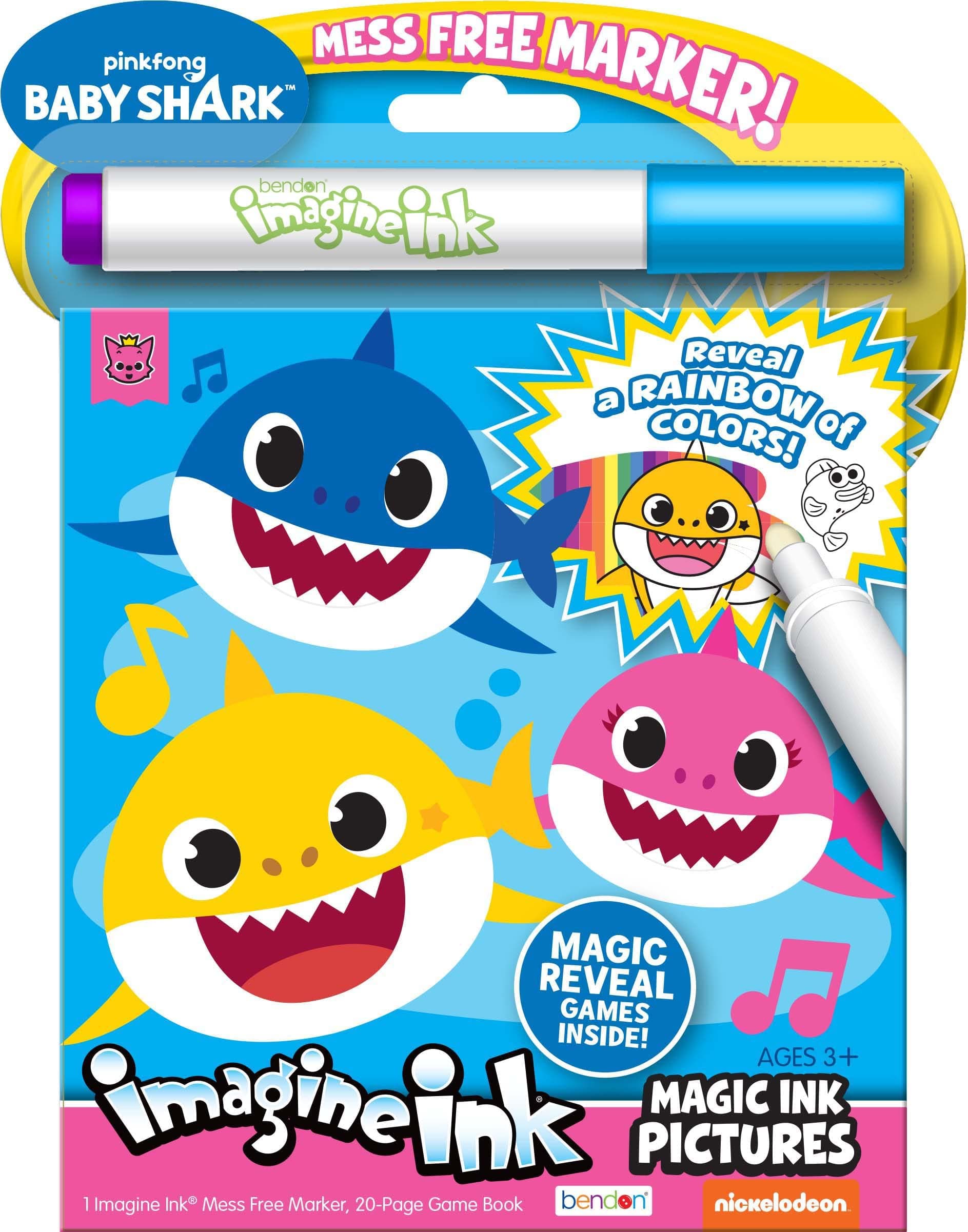 Baby Shark Imagine Ink Magic Ink Pictures