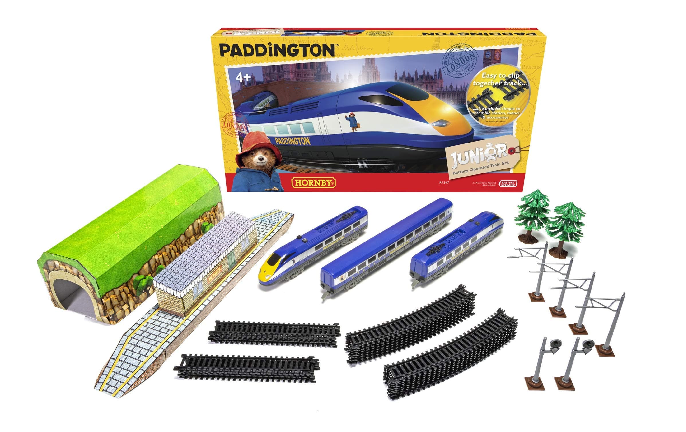 Hornby R1247 Junior Paddington Bear Train Set - Analogue