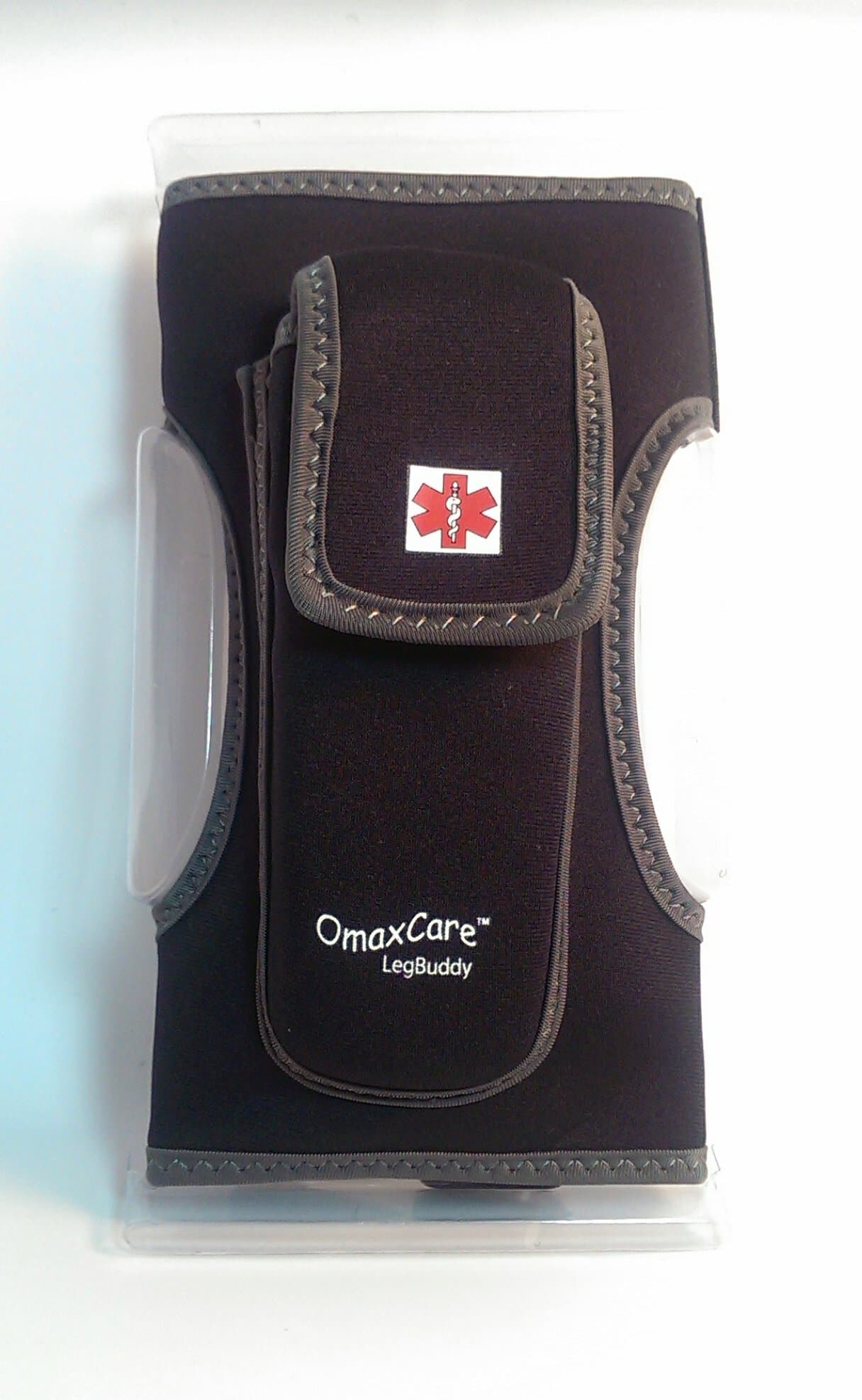 Comfort Plus Travel Insulated Holster Pouch | Carry Diabetes Insulin | Epipen | LegBuddy Techno Black Size: L-XL