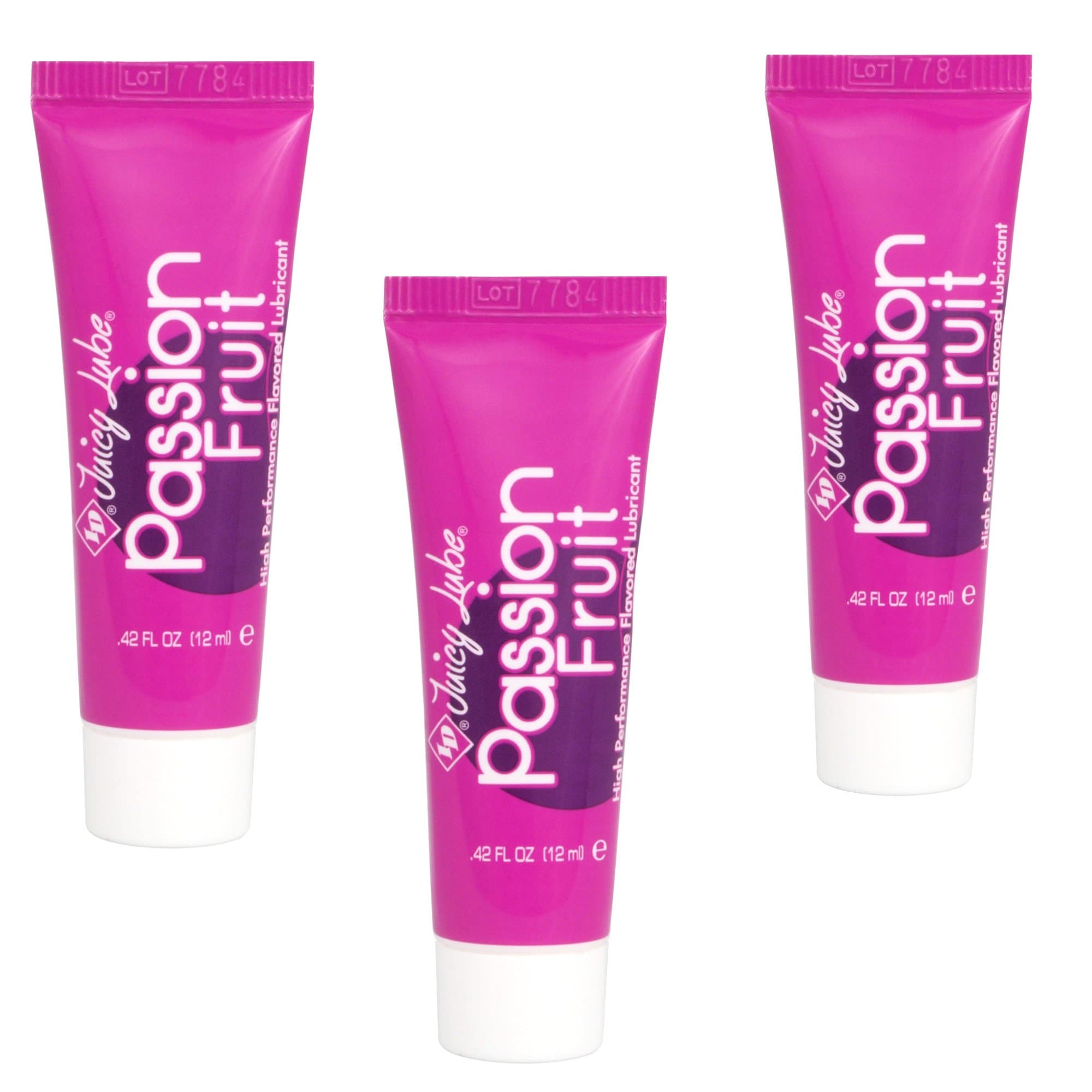 3 x ID Juicy lube Flavoured Passion Fruit 12ML