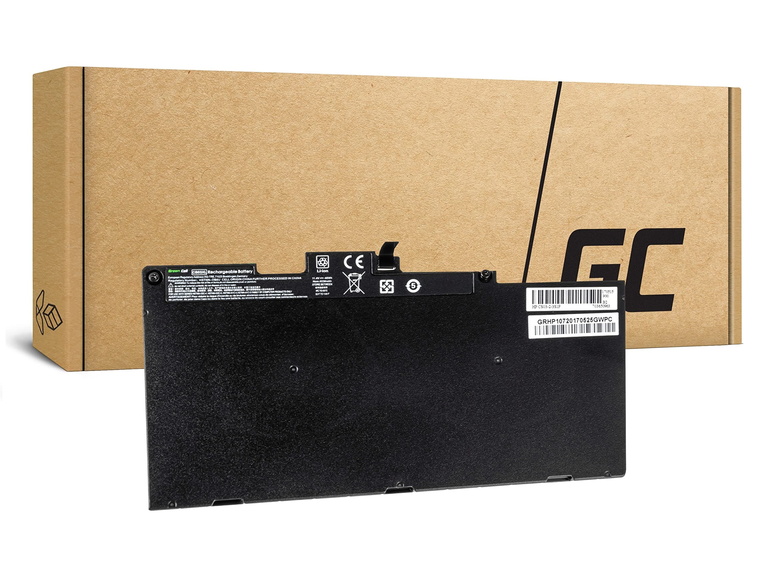 Green Cell Laptop Battery HP CS03XL CSO3XL 800513-001 HSTNN-DB6U for HP EliteBook 745 G3 755 G3 840 G3 848 G3 850 G3, HP ZBook 15u G3