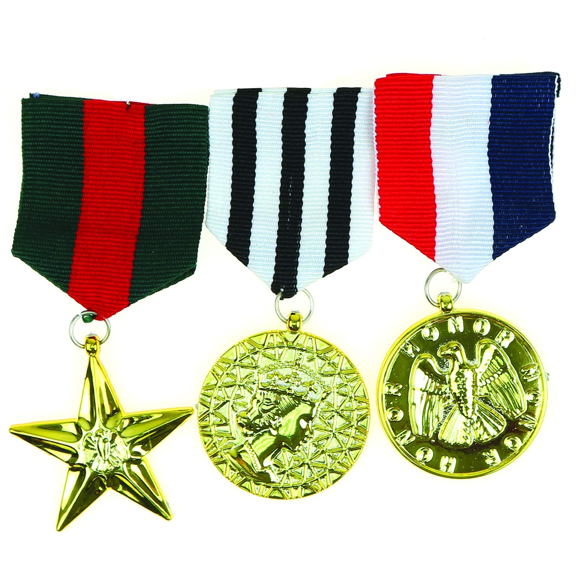 Skeleteen Costume Military Officer Medals - US Army Medal For Soldier Coat Jacket Costume Uniform
