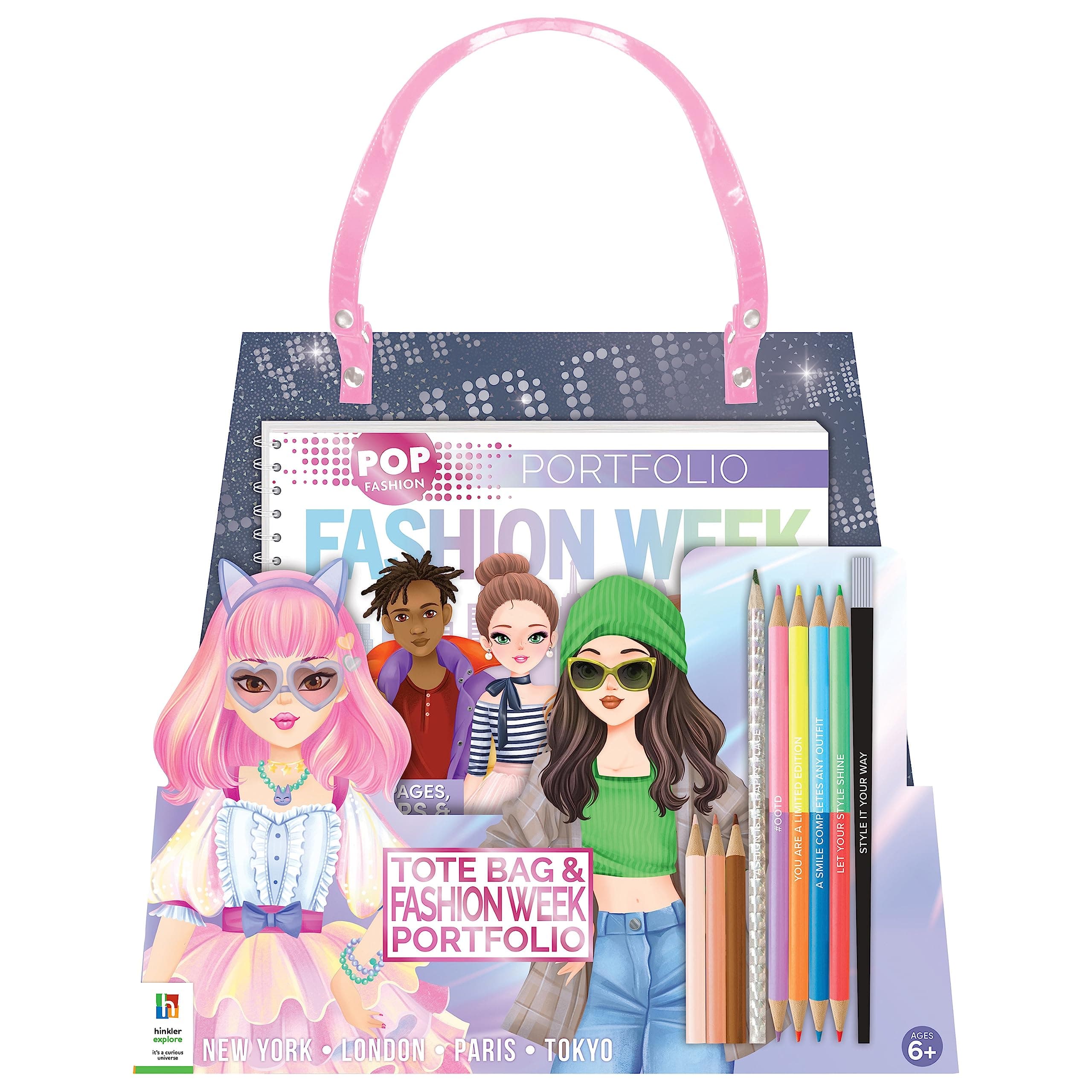Pop Fashion Week Tote Bag and Portfolio