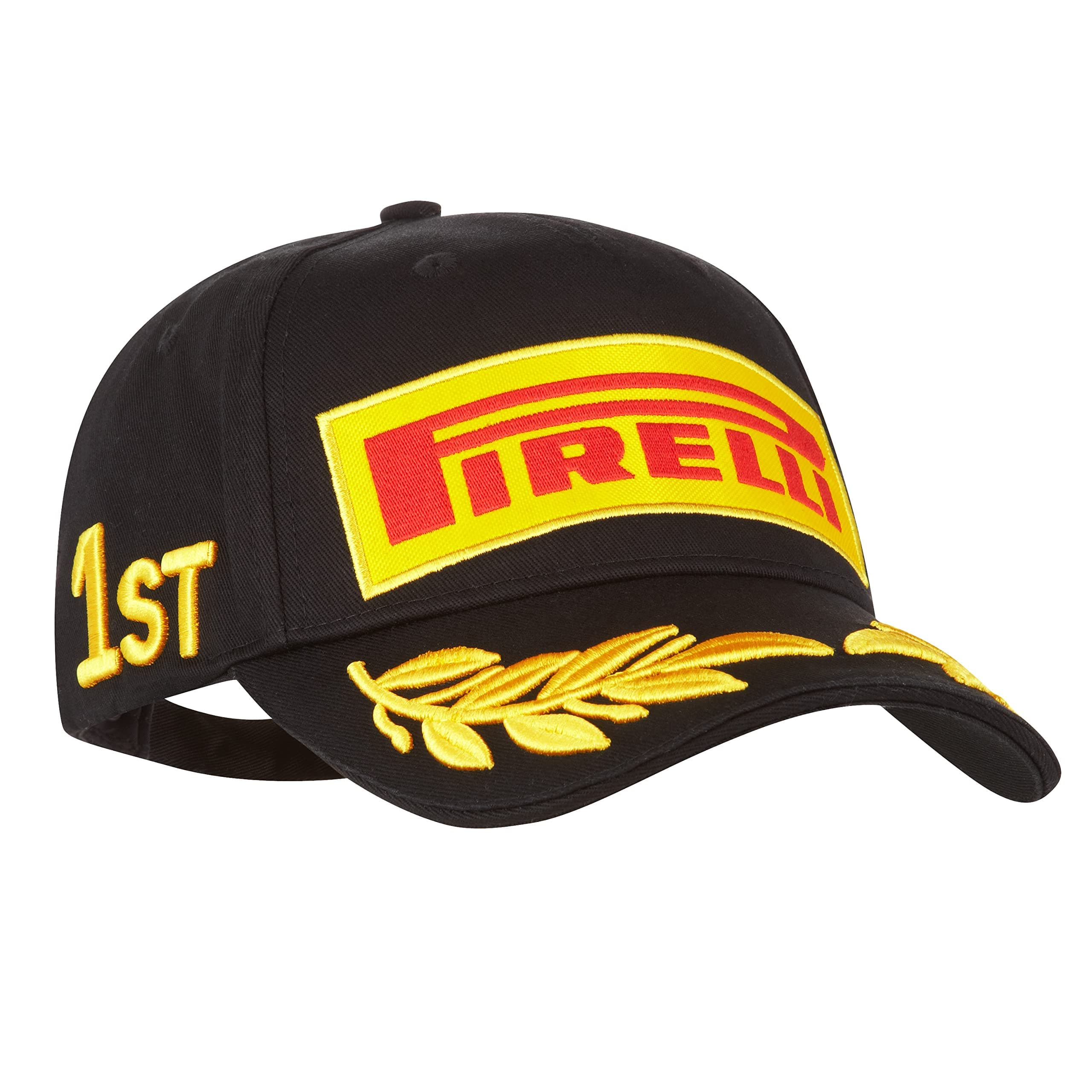 F1Pirelli Motorsport Special Edition UK - Silverstone British Grand Prix Podium 1st Place Baseball Cap Hat Black/Gold - Official Merchandise